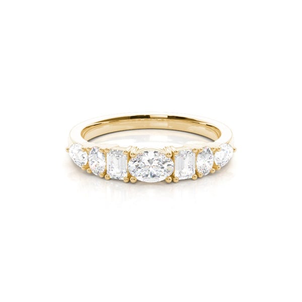 Multishape Diamond Wedding Ring