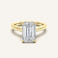 shape: Emerald | metal: Yellow Gold | view: 1