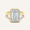 shape: Emerald | metal: Yellow Gold | view: 1