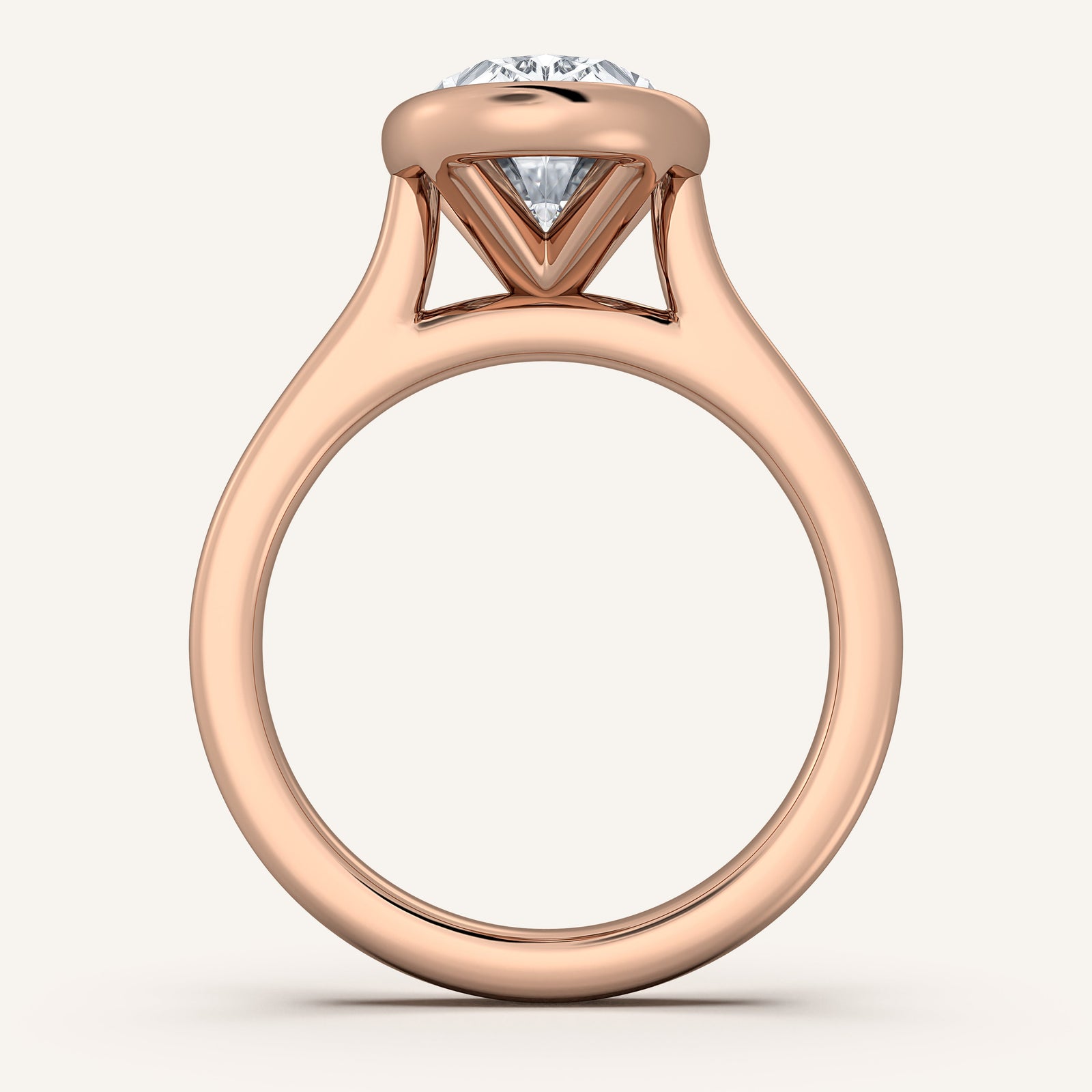 Étoile — Cathedral Bezel Set