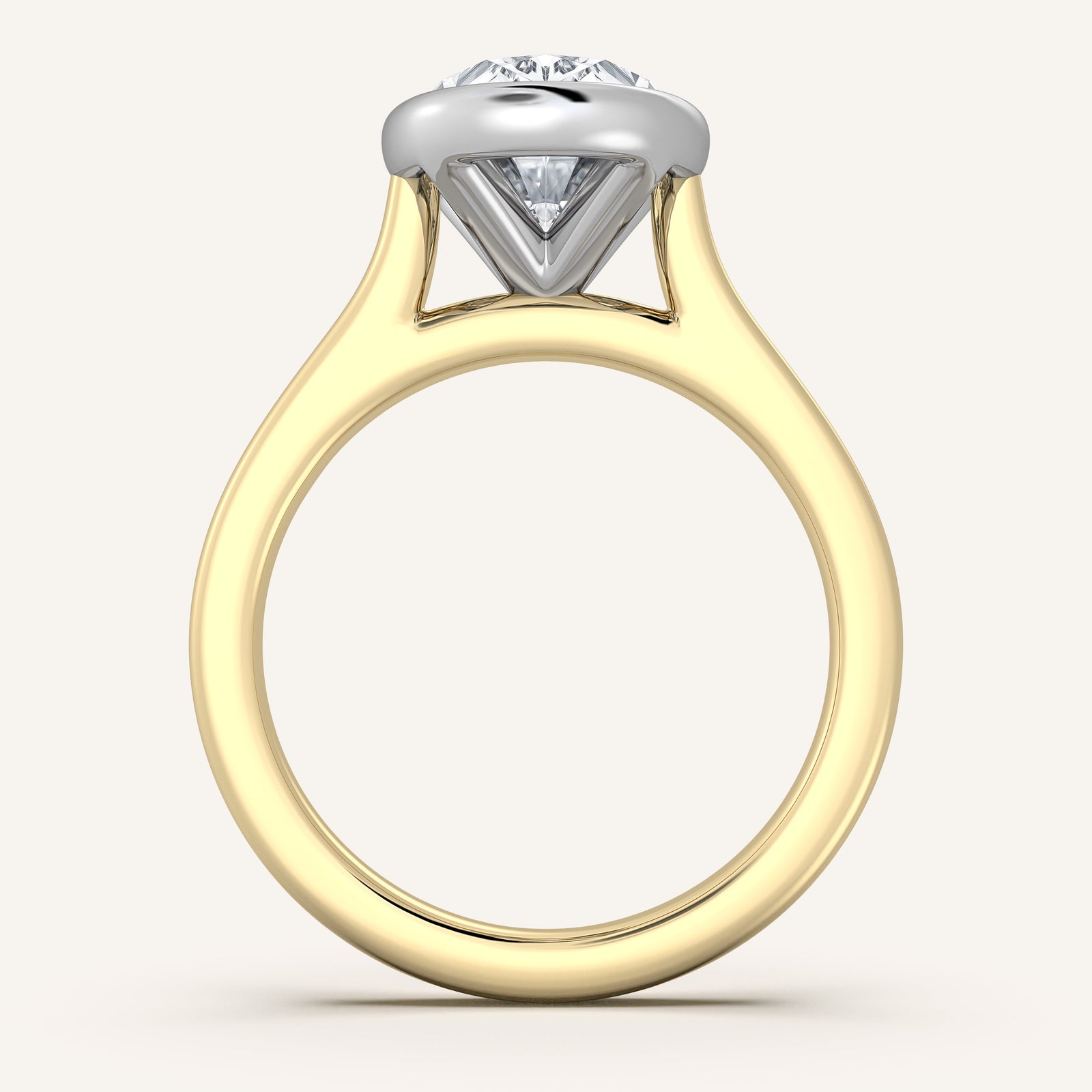 Étoile — Cathedral Bezel Set