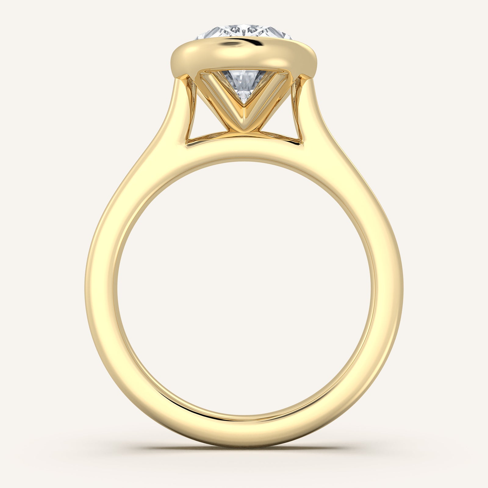 Étoile — Cathedral Bezel Set