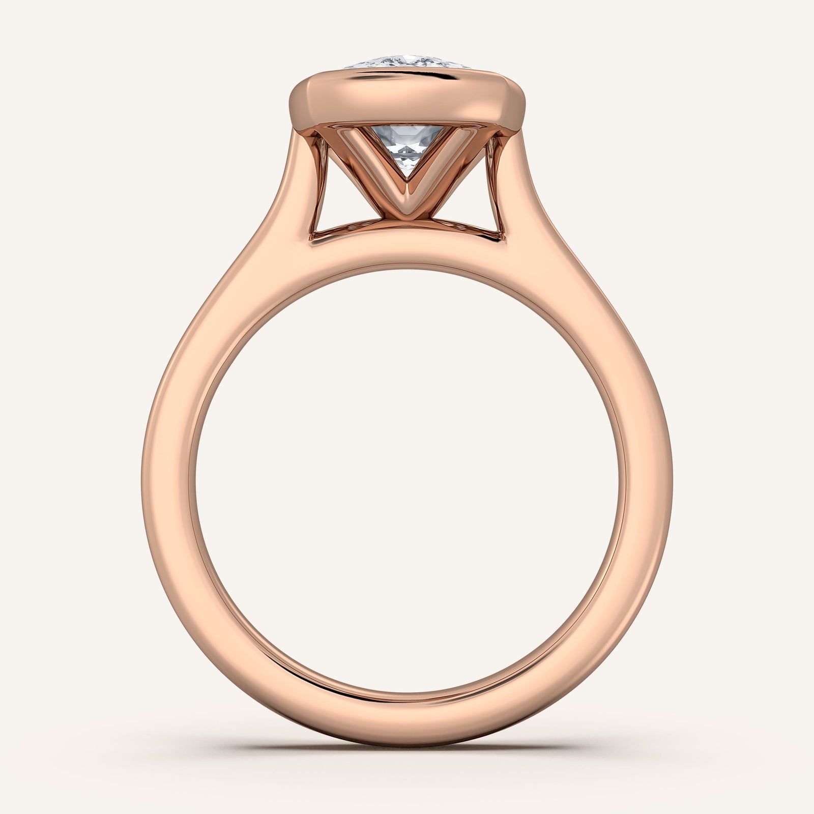 Étoile — Cathedral Bezel Set