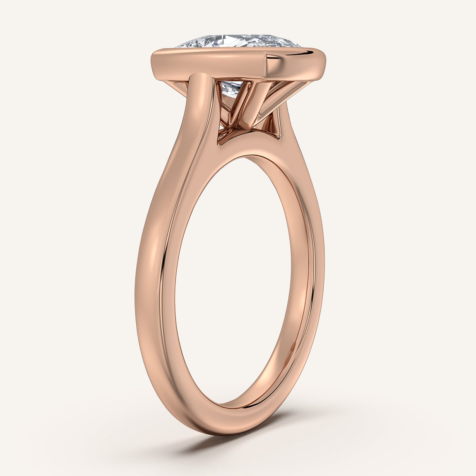 Étoile — Cathedral Bezel Set