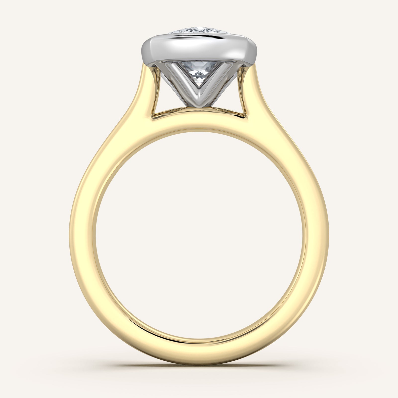 Étoile — Cathedral Bezel Set