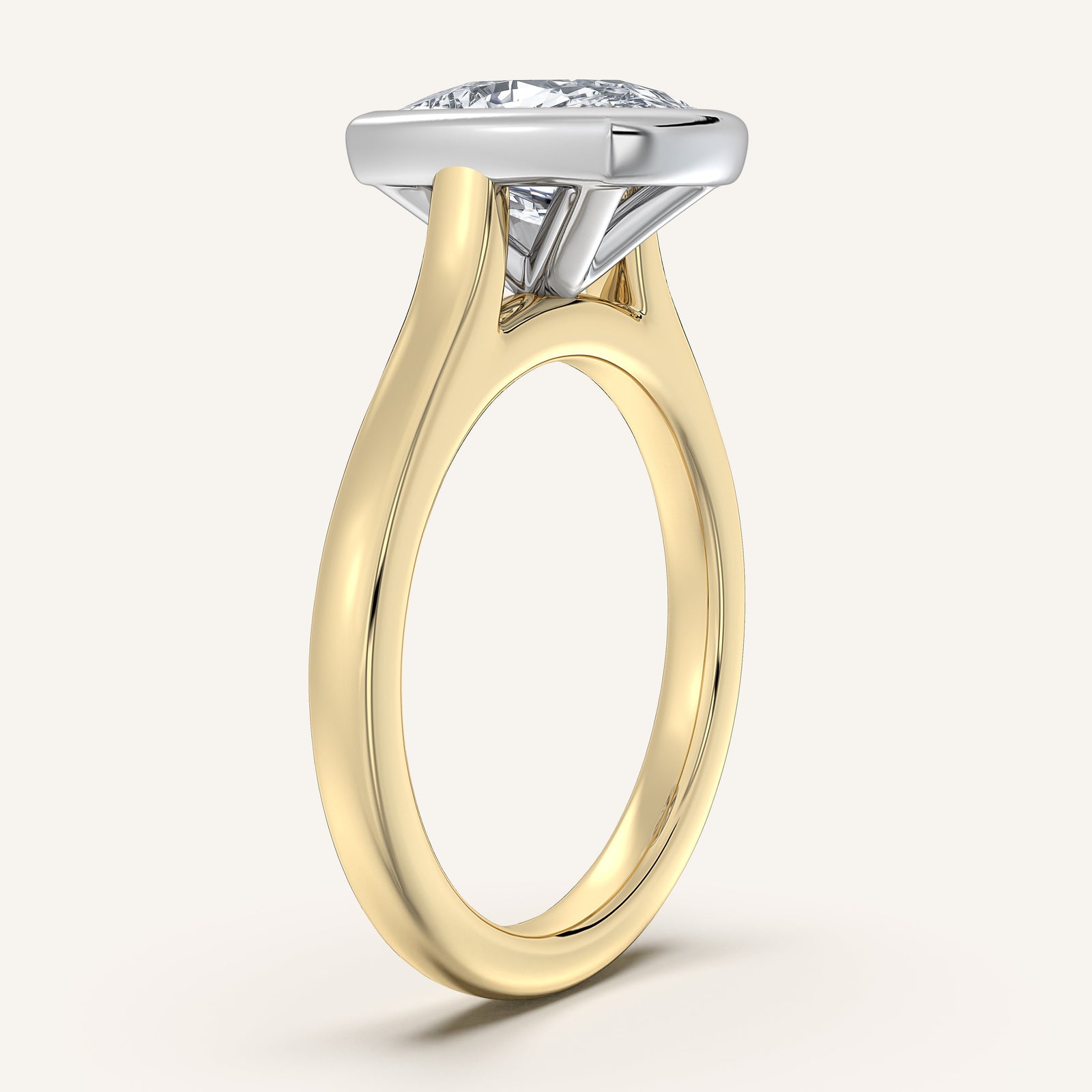 Étoile — Cathedral Bezel Set