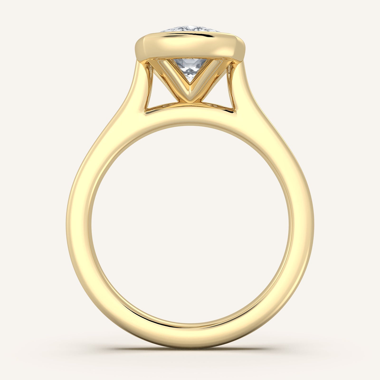 Étoile — Cathedral Bezel Set