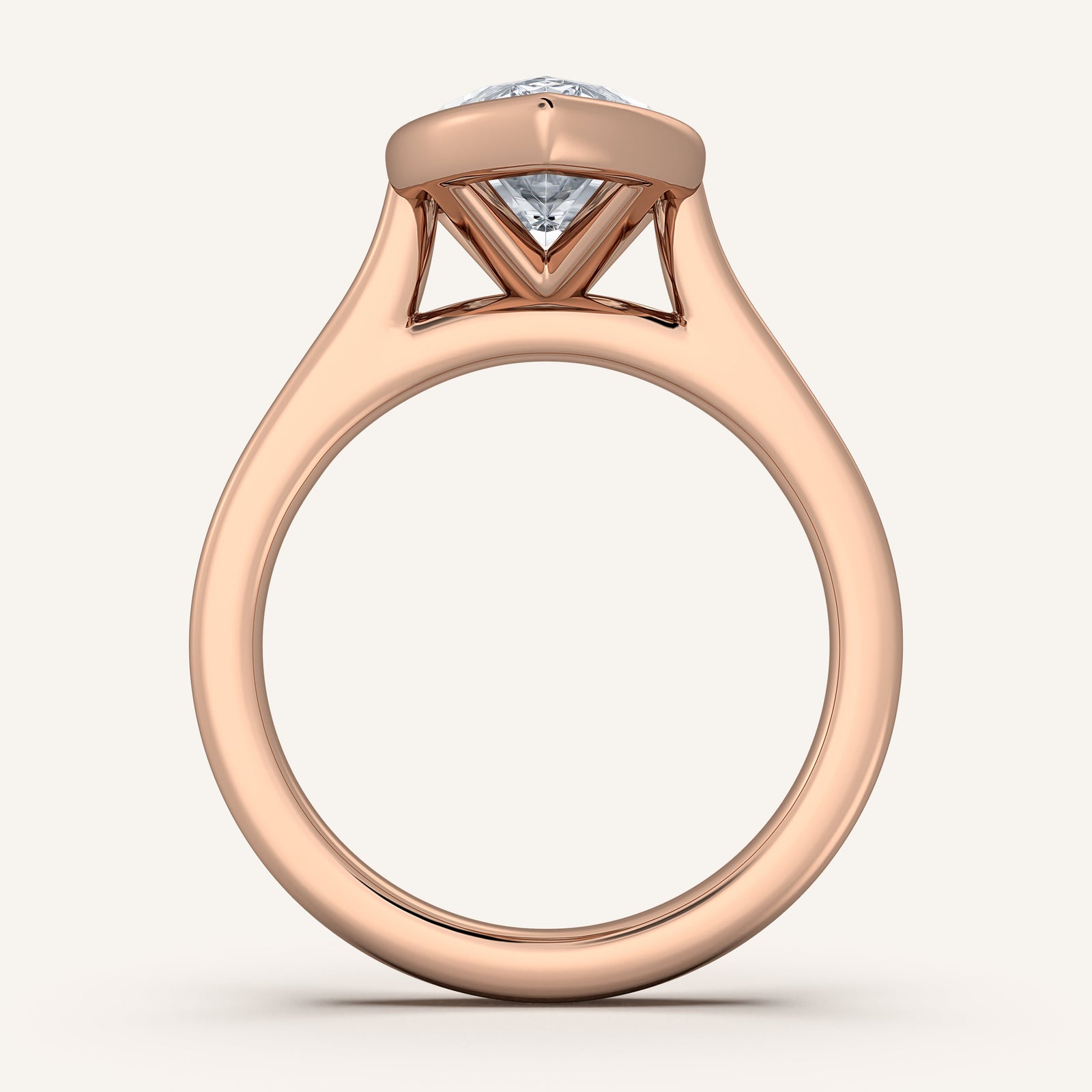 Étoile — Cathedral Bezel Set