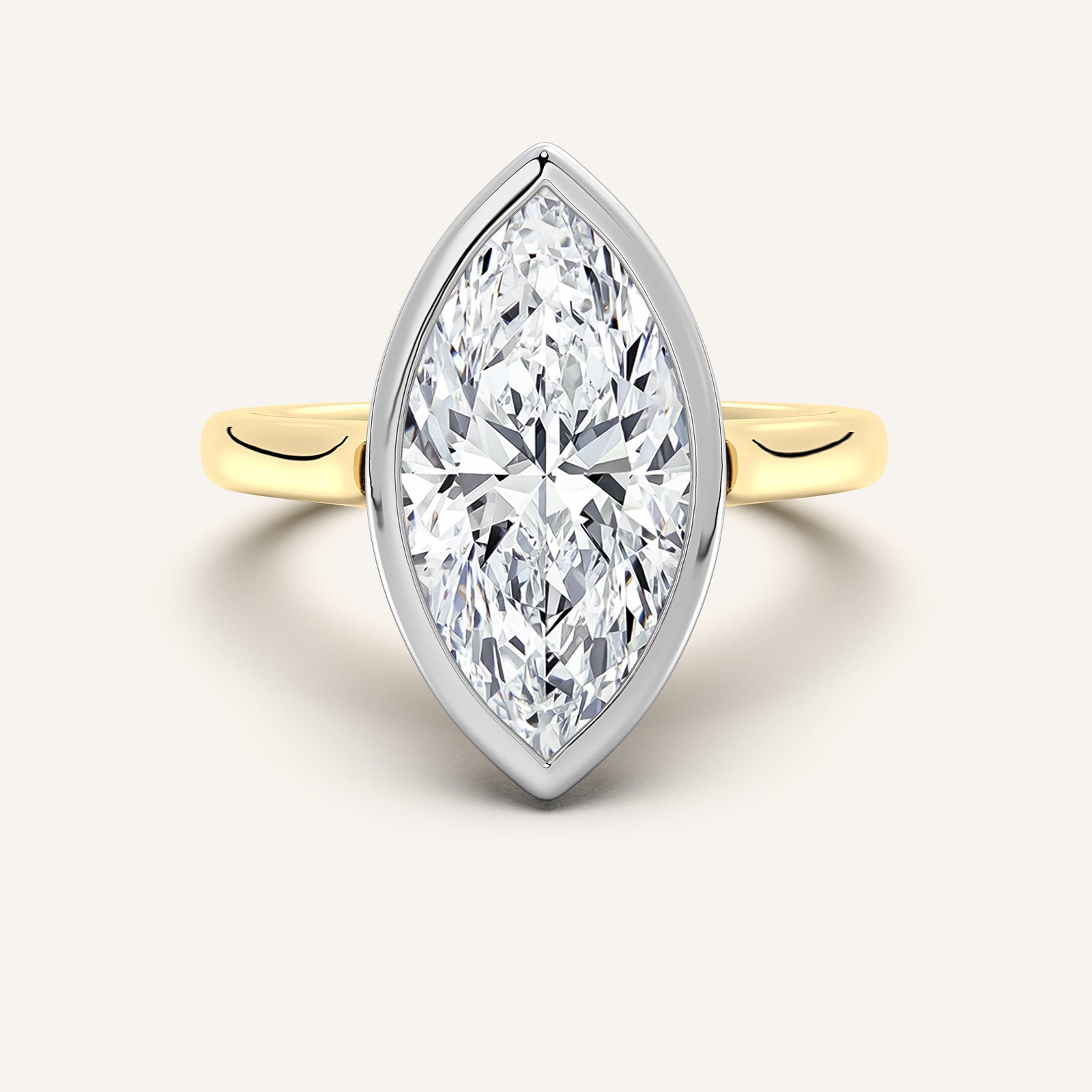 Étoile — Cathedral Bezel Set