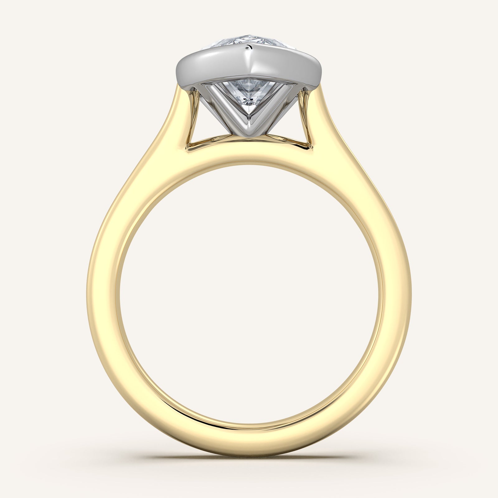 Étoile — Cathedral Bezel Set