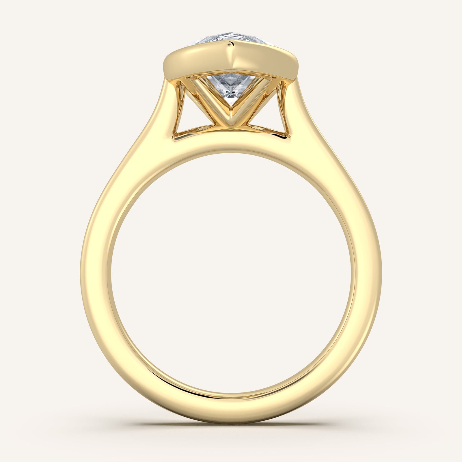 Étoile — Cathedral Bezel Set