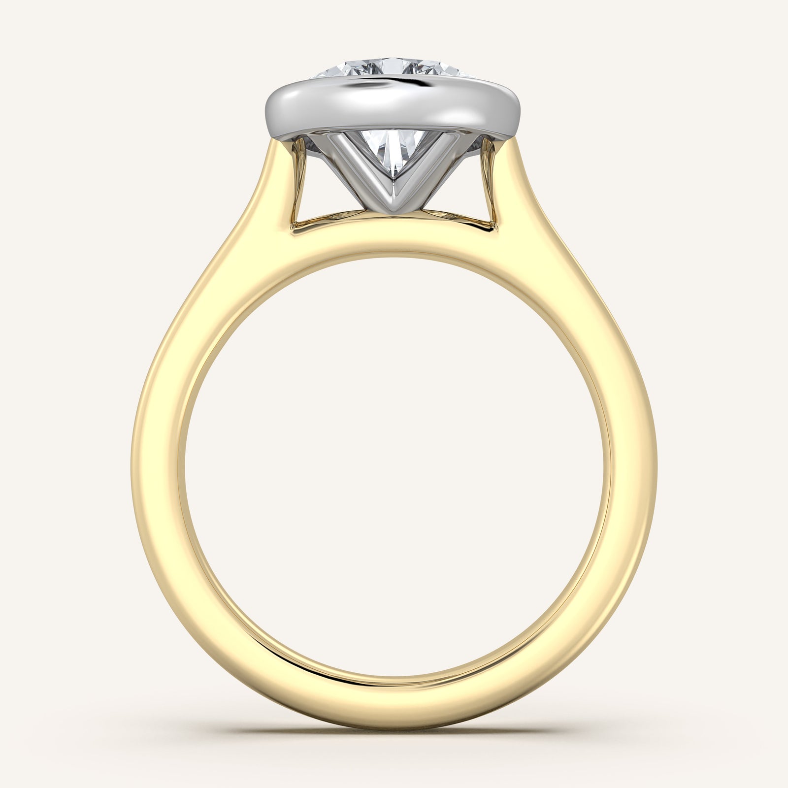 Étoile — Cathedral Bezel Set