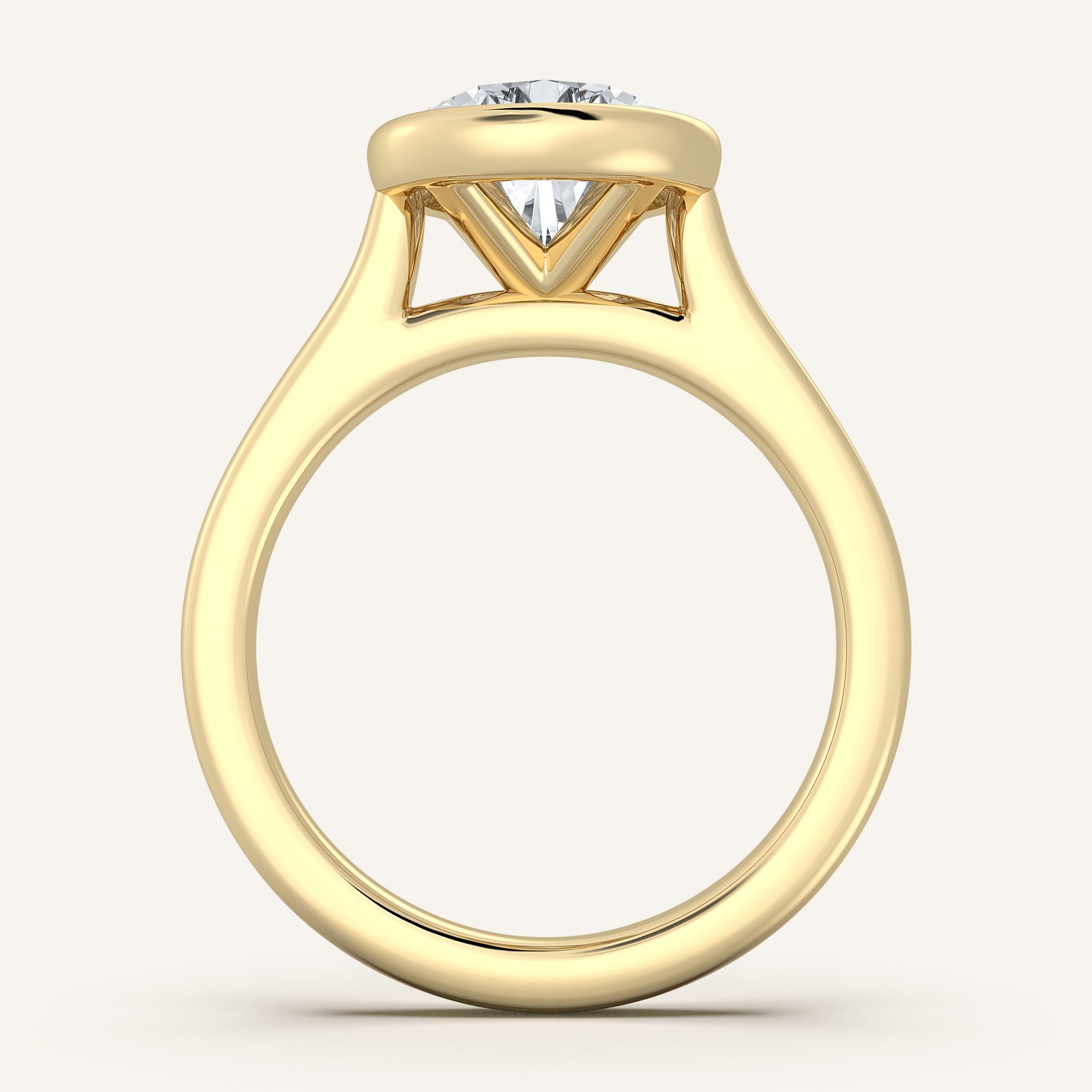Étoile — Cathedral Bezel Set