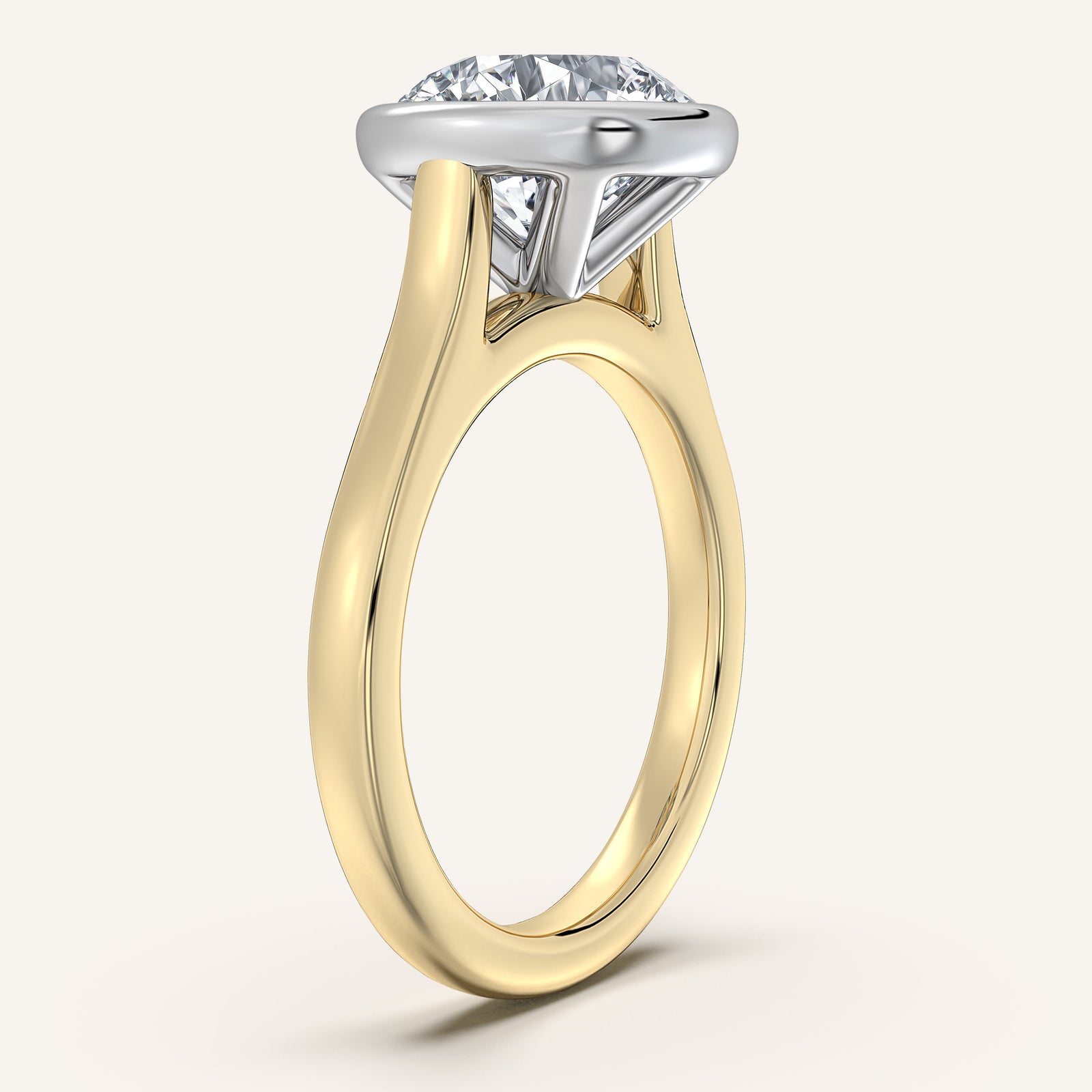 Étoile — Cathedral Bezel Set