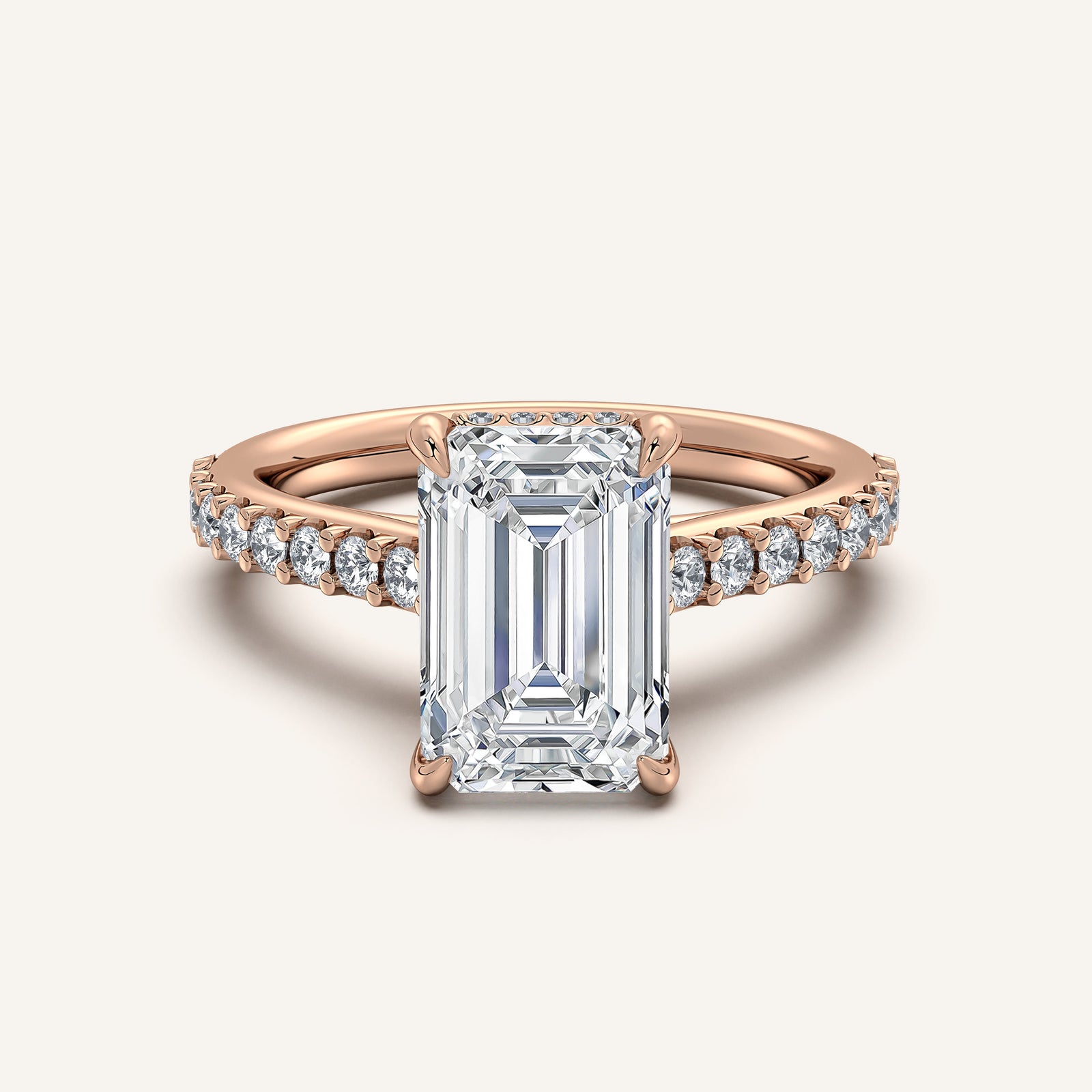 Valcrest Chateau Side Stone Engagement Ring