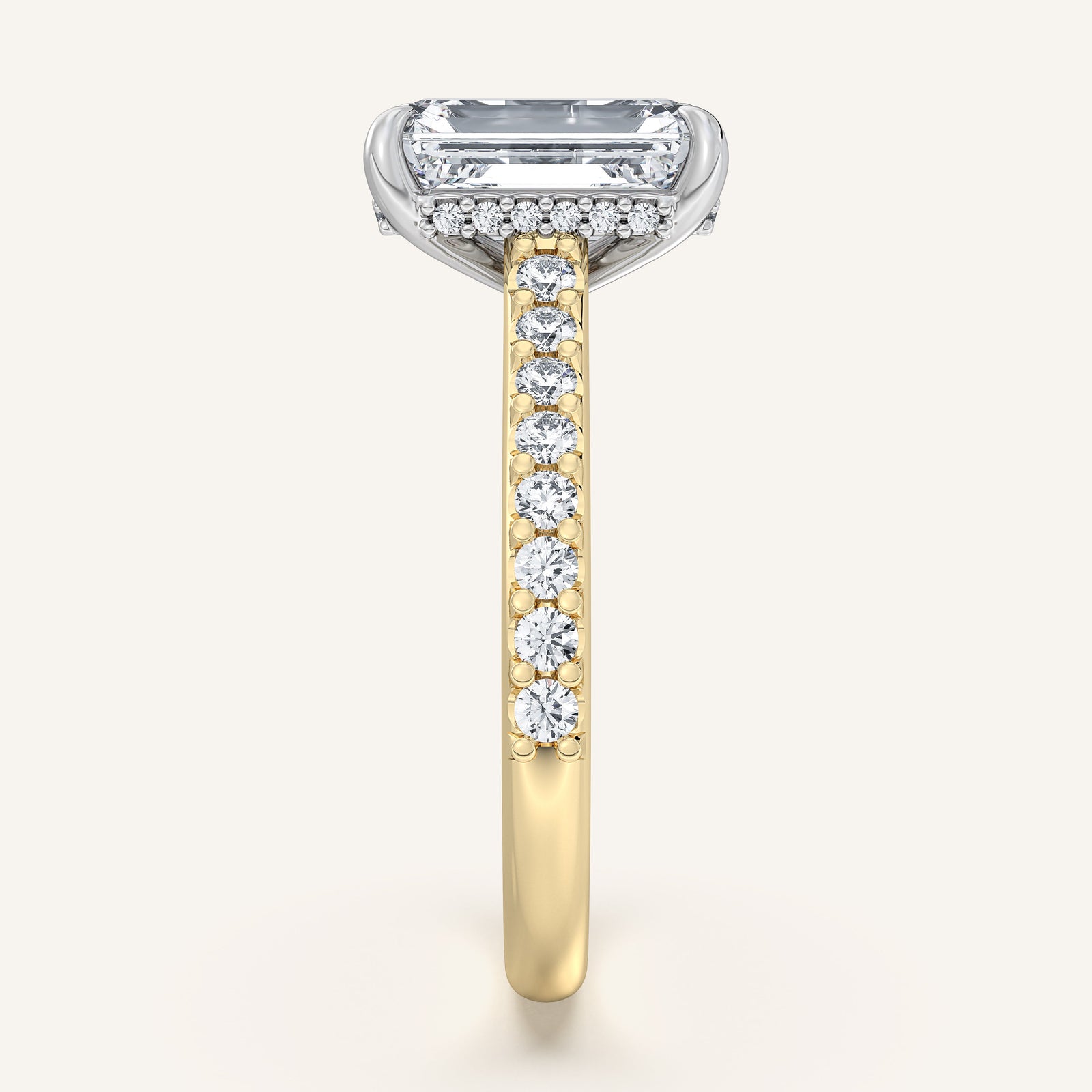 Valcrest Chateau Side Stone Engagement Ring