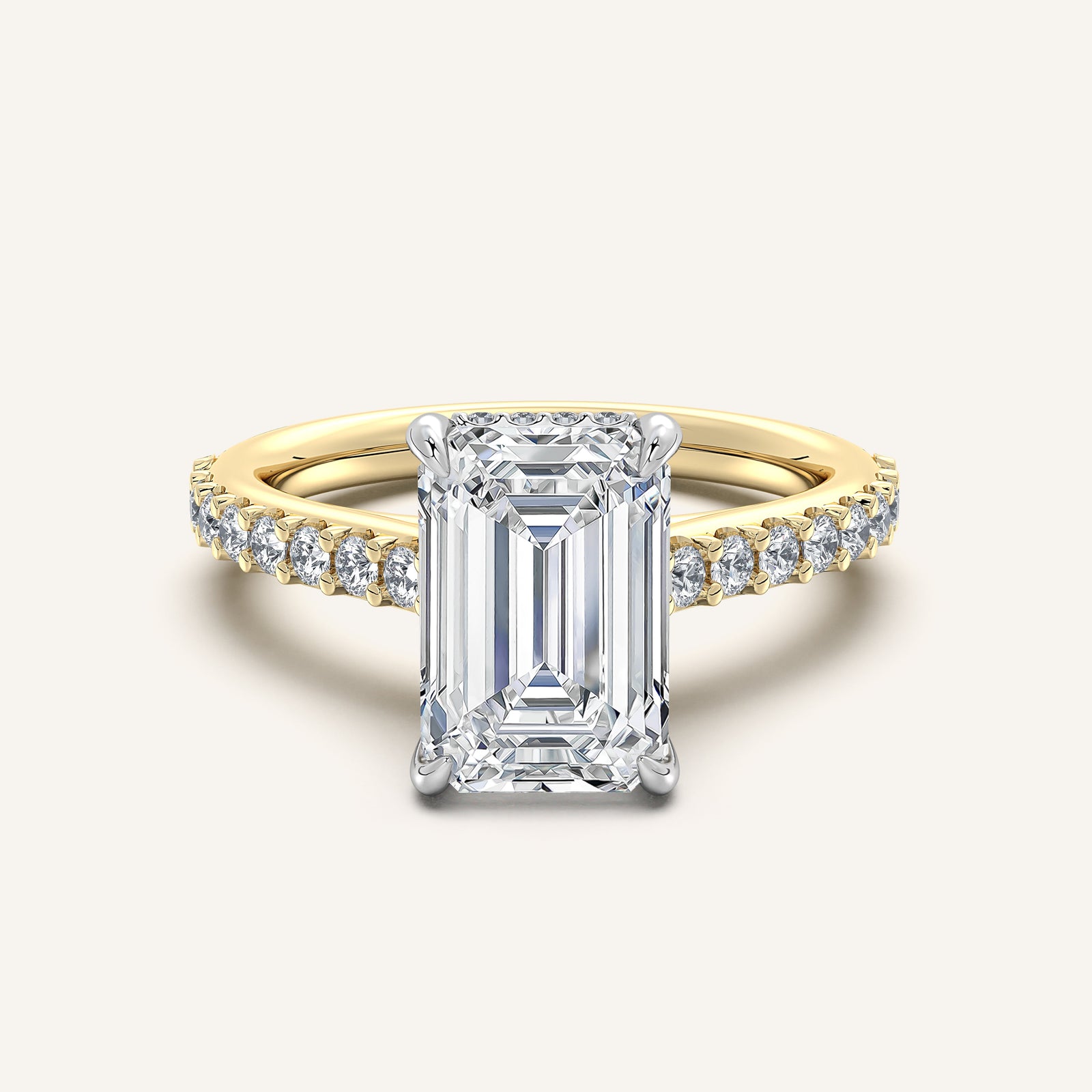Valcrest Chateau Side Stone Engagement Ring