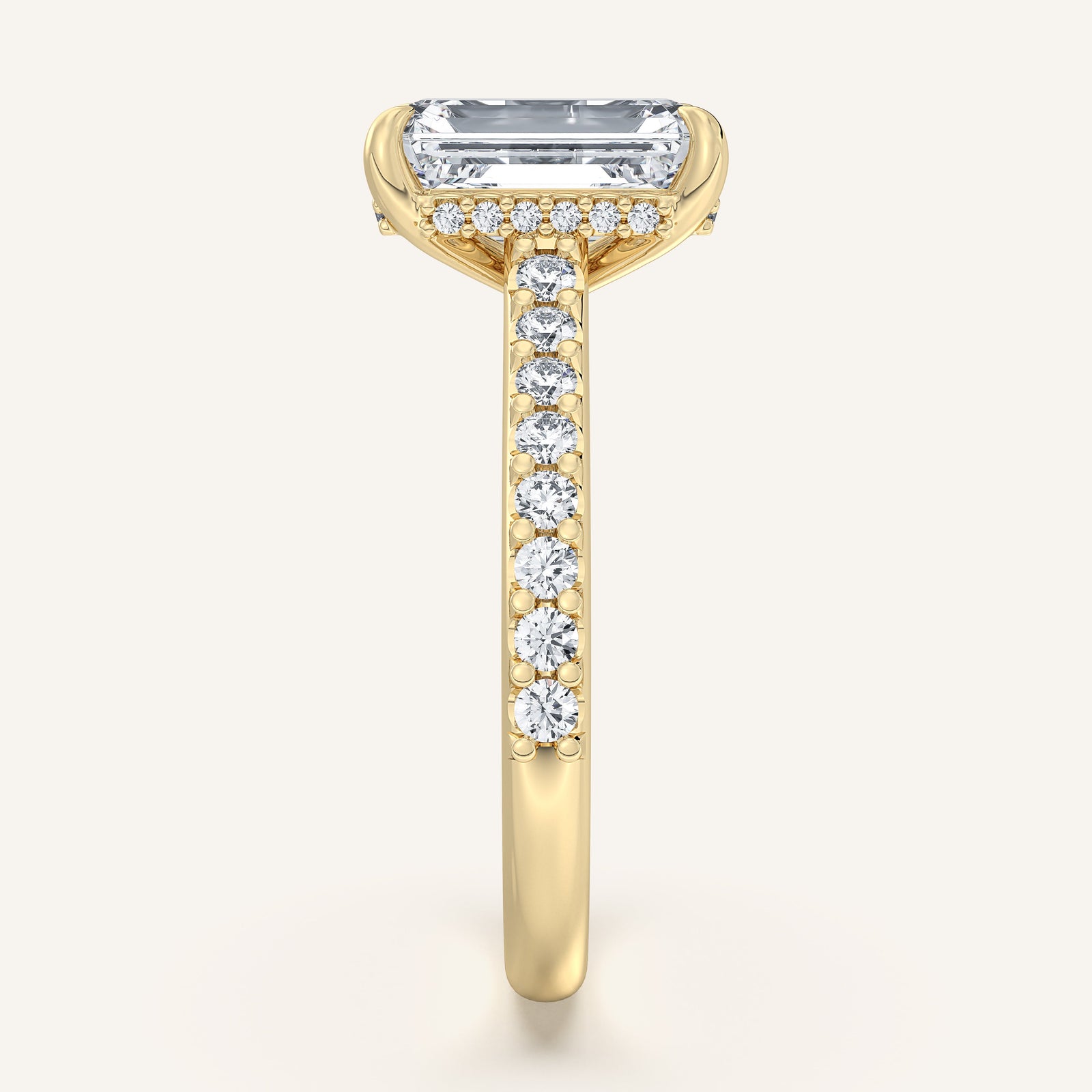 Valcrest Chateau Side Stone Engagement Ring