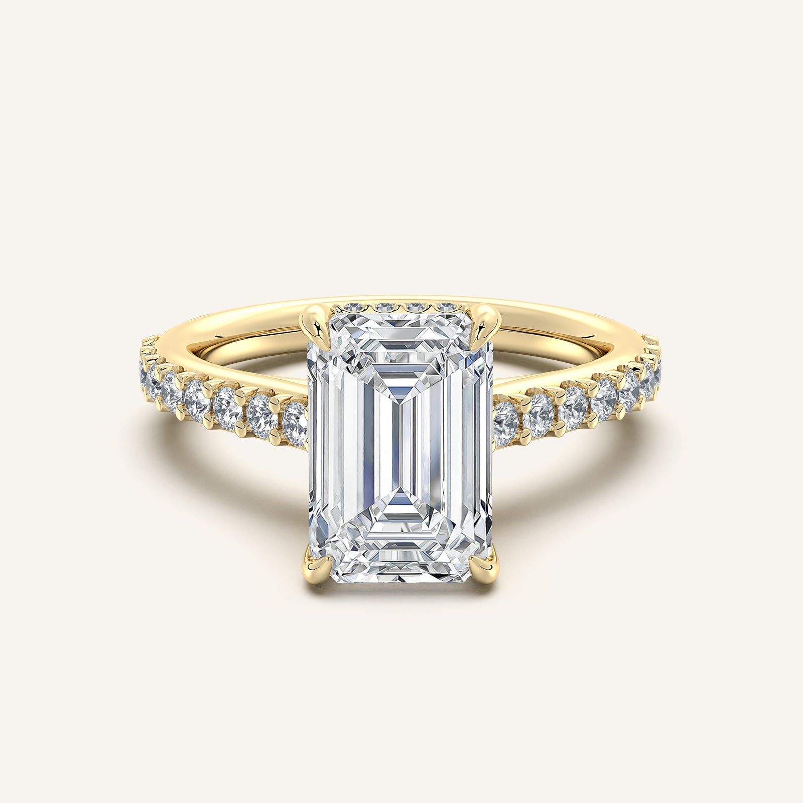 Valcrest Chateau Side Stone Engagement Ring