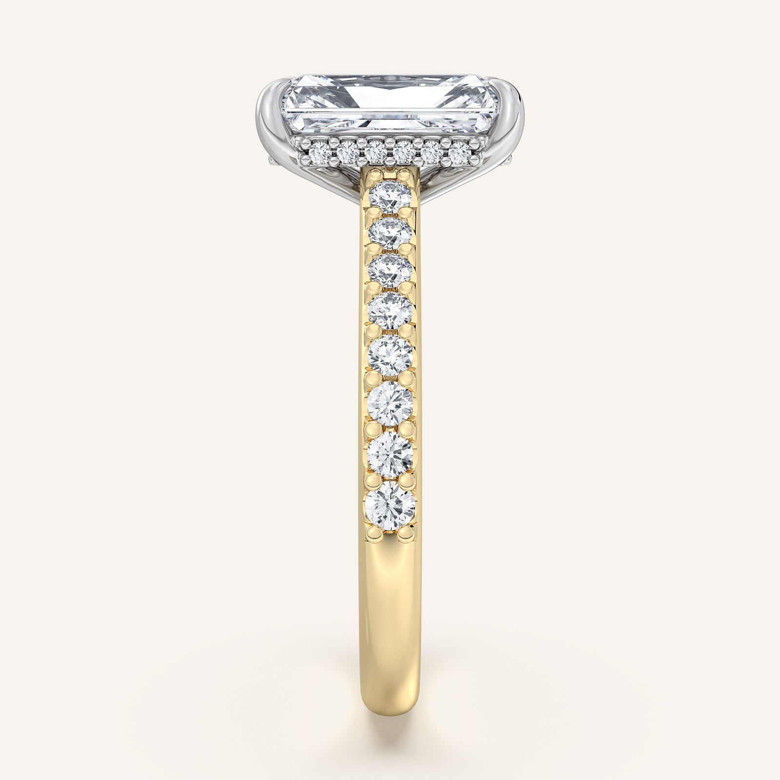 Valcrest Chateau Side Stone Engagement Ring