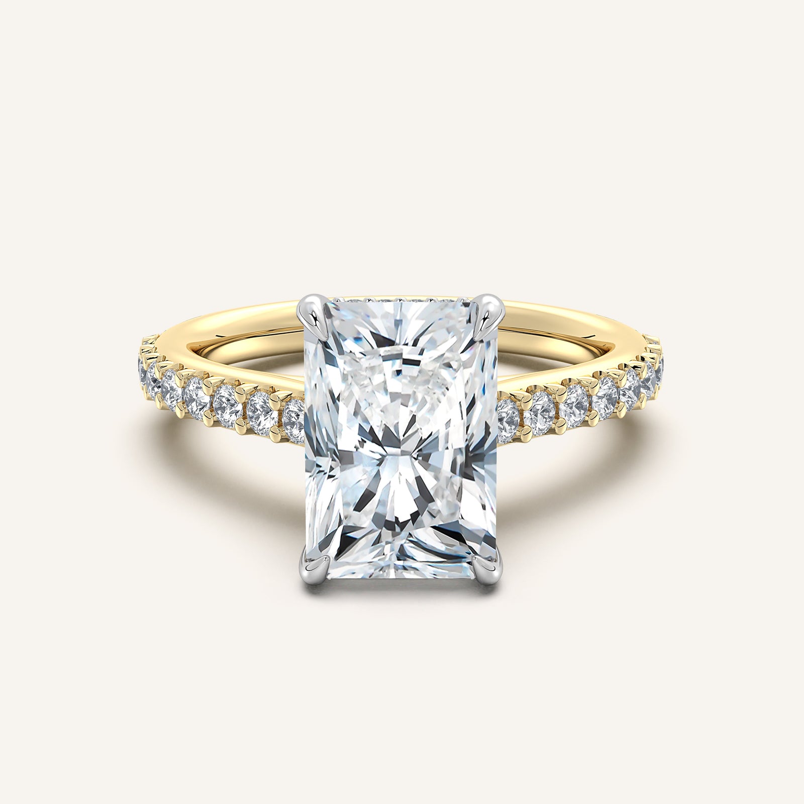 Valcrest Chateau Side Stone Engagement Ring