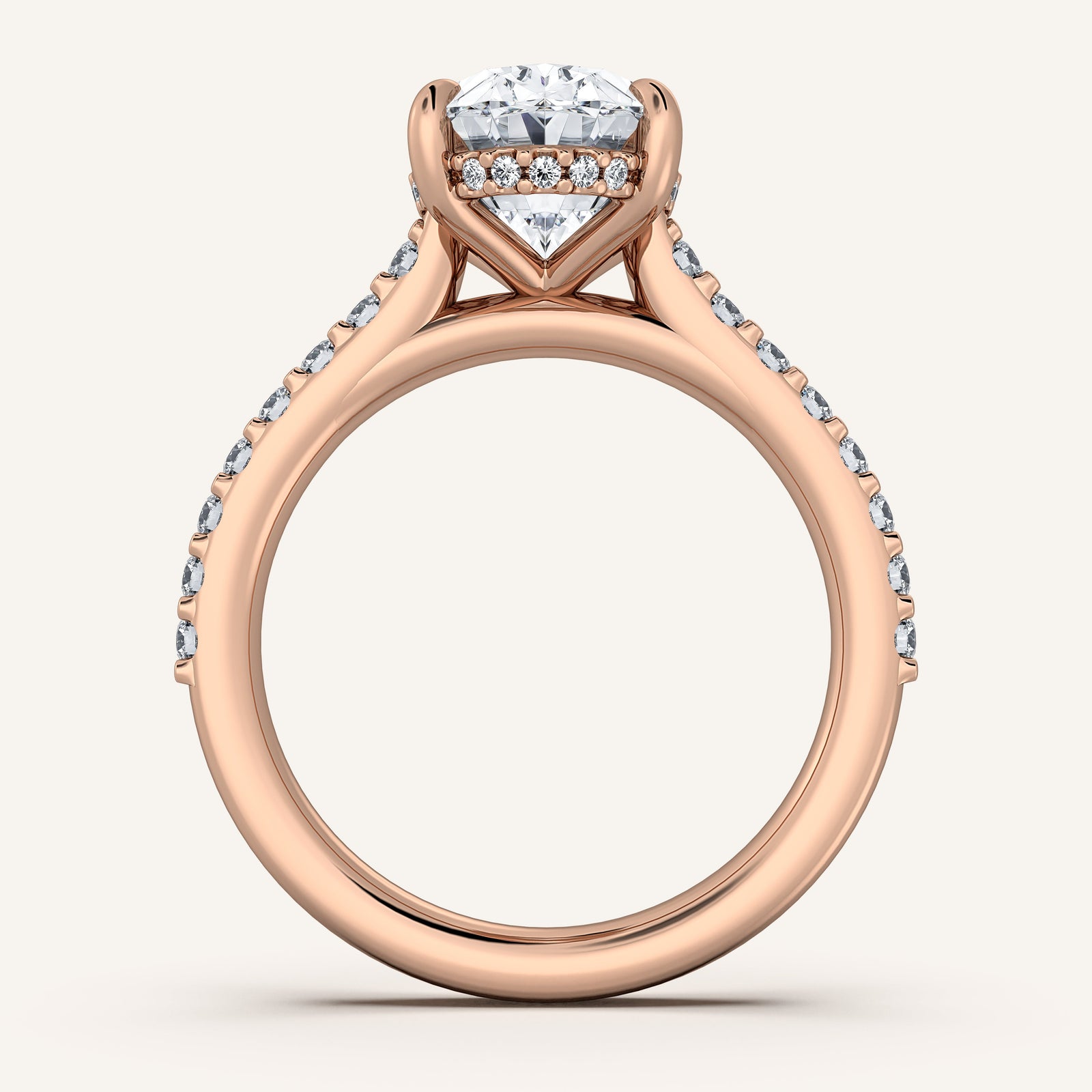 Valcrest Chateau Side Stone Engagement Ring