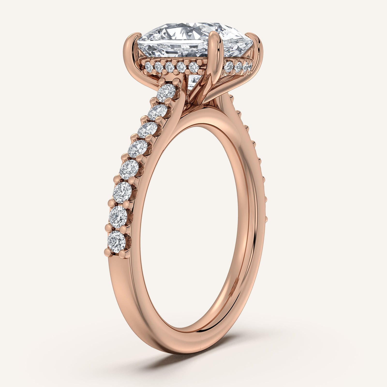 Valcrest Chateau Side Stone Engagement Ring