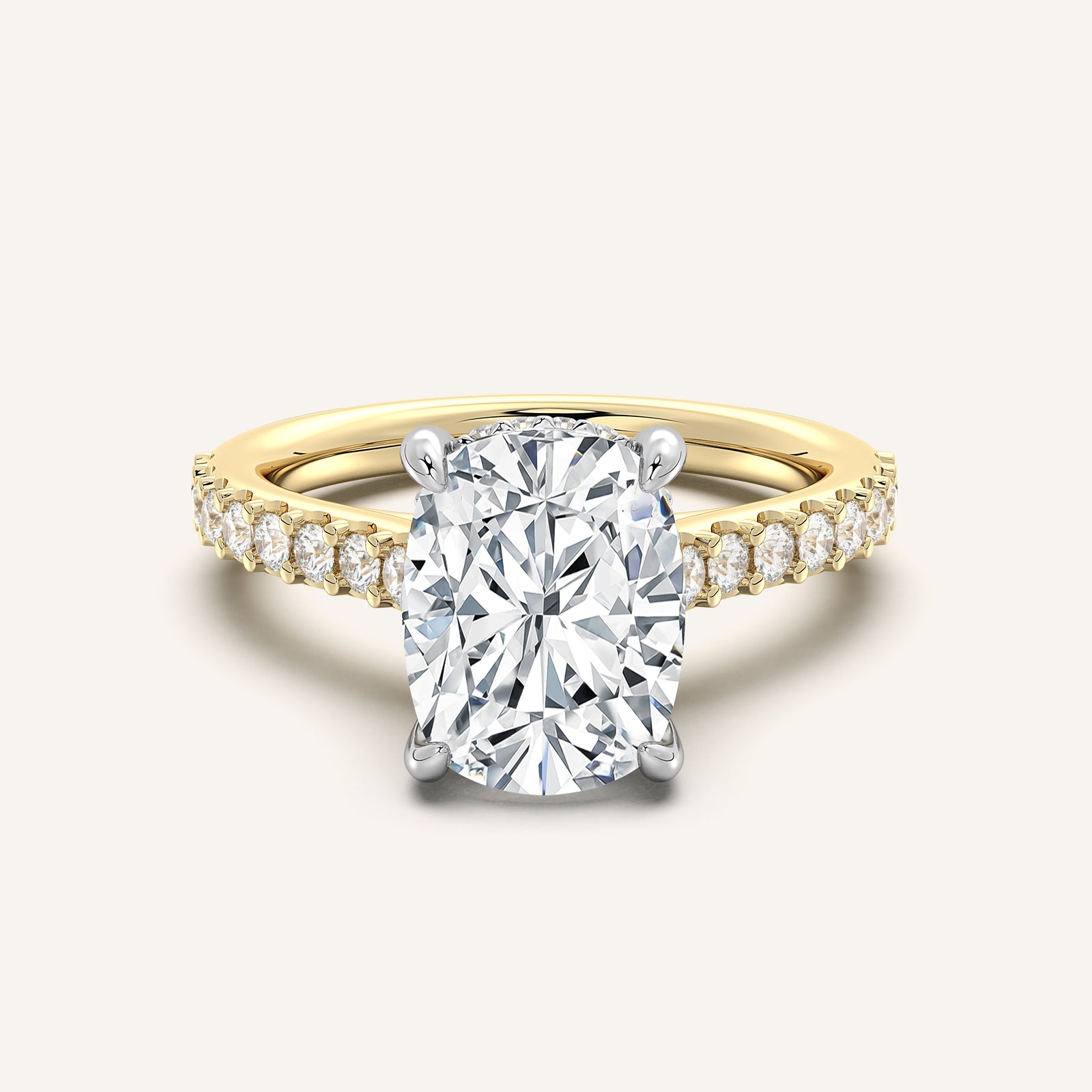 Valcrest Chateau Side Stone Engagement Ring