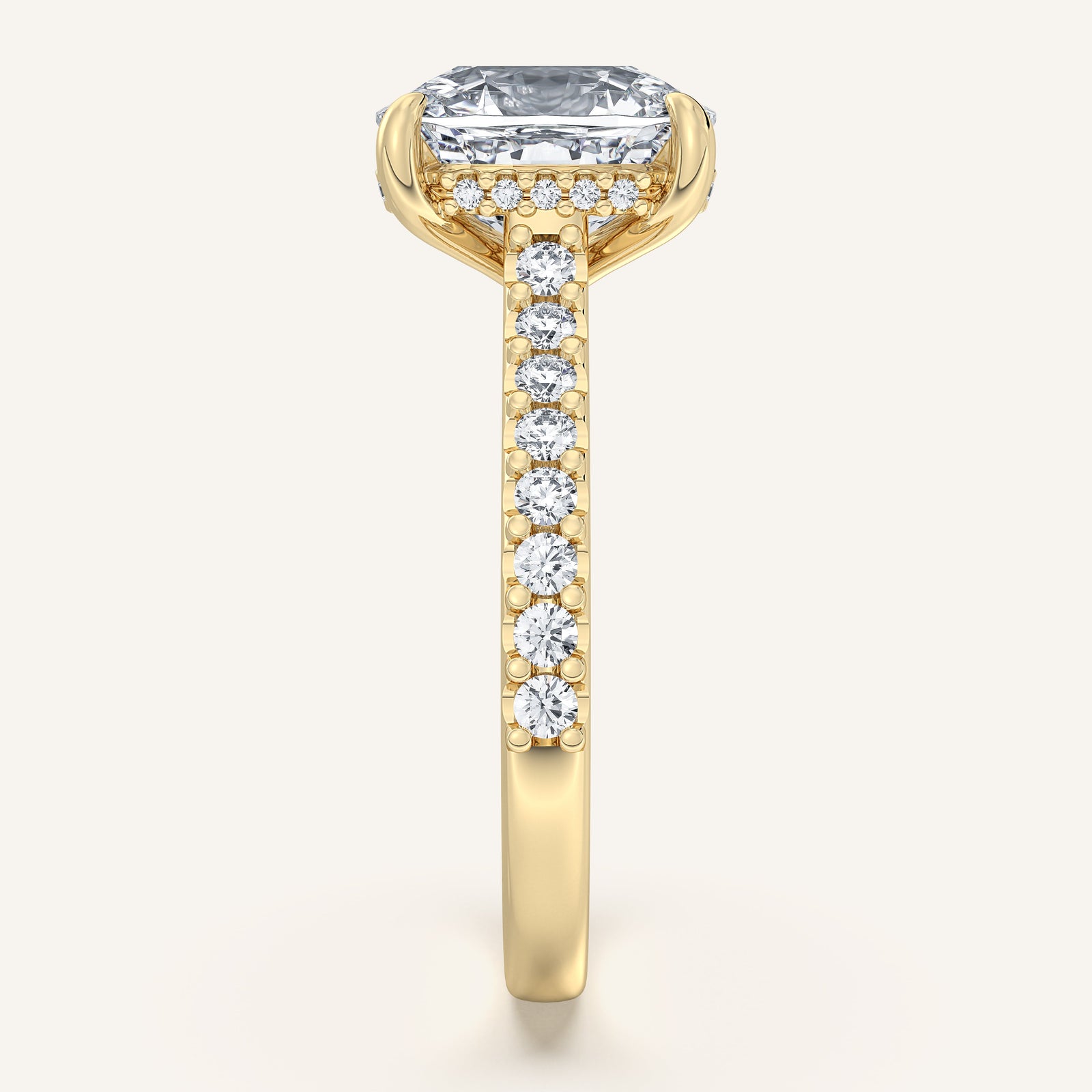 Valcrest Chateau Side Stone Engagement Ring