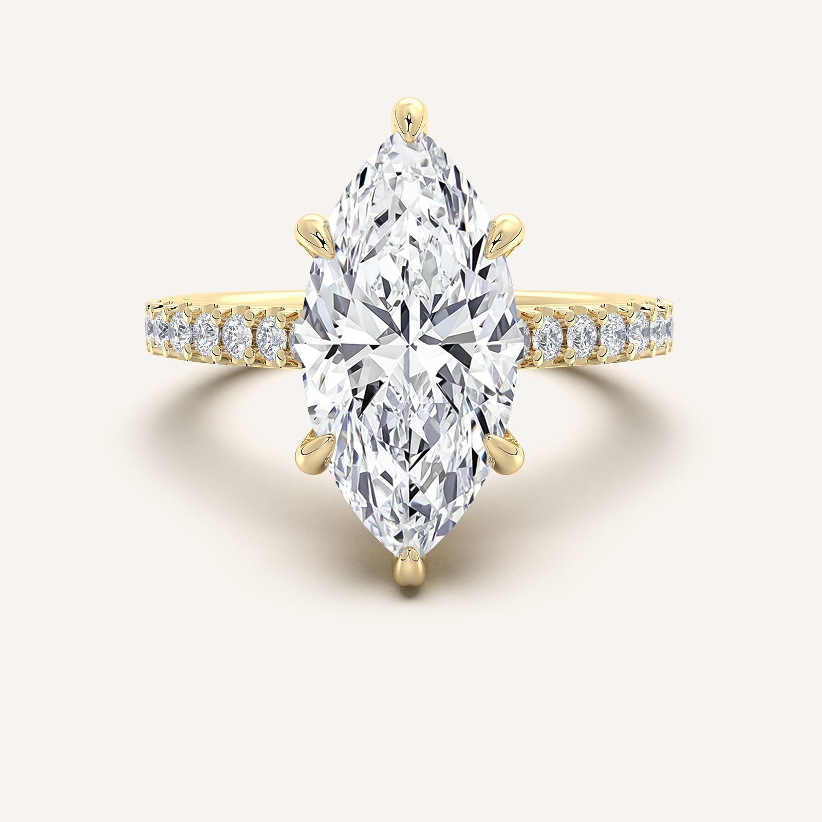 Valcrest Chateau Side Stone Engagement Ring