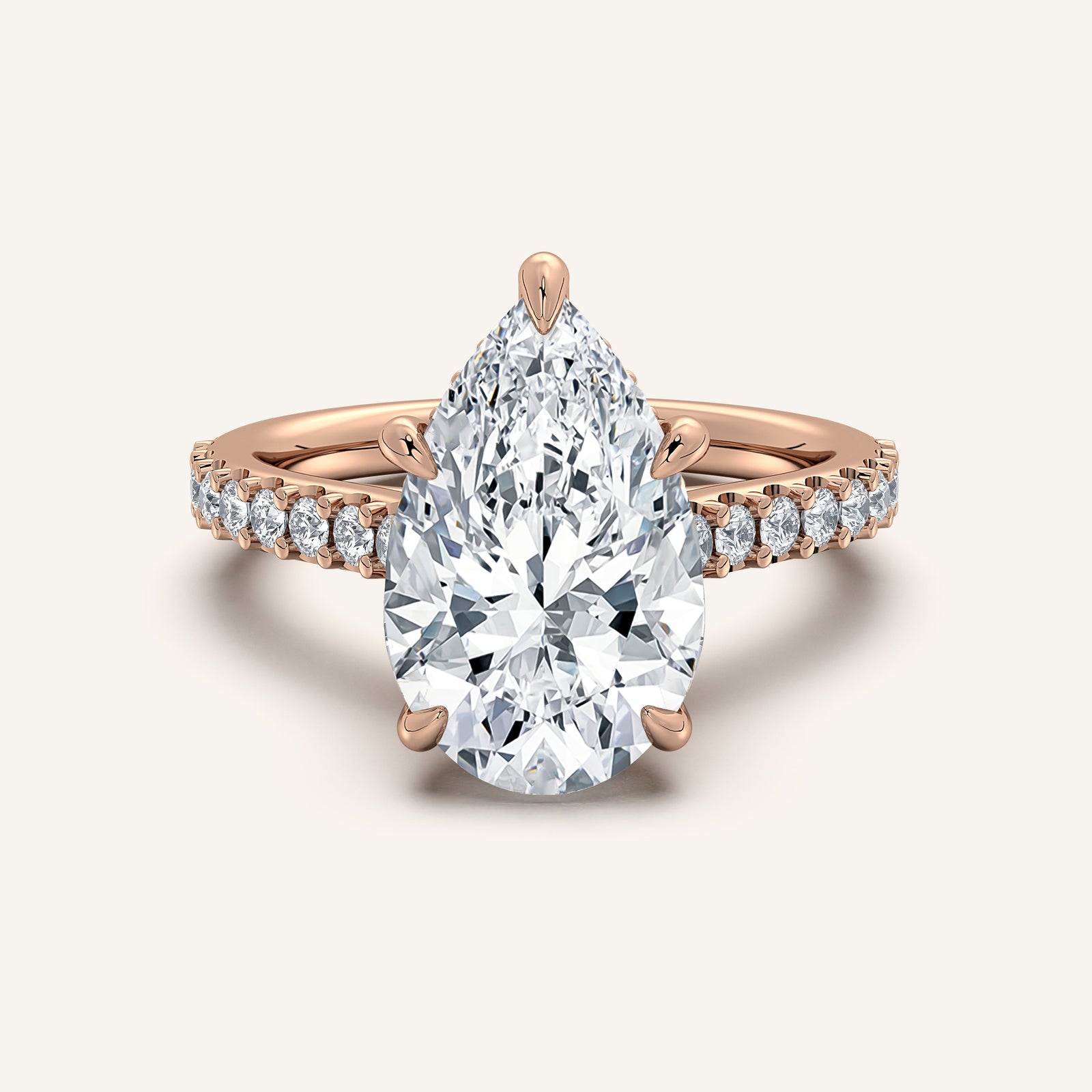 Valcrest Chateau Side Stone Engagement Ring