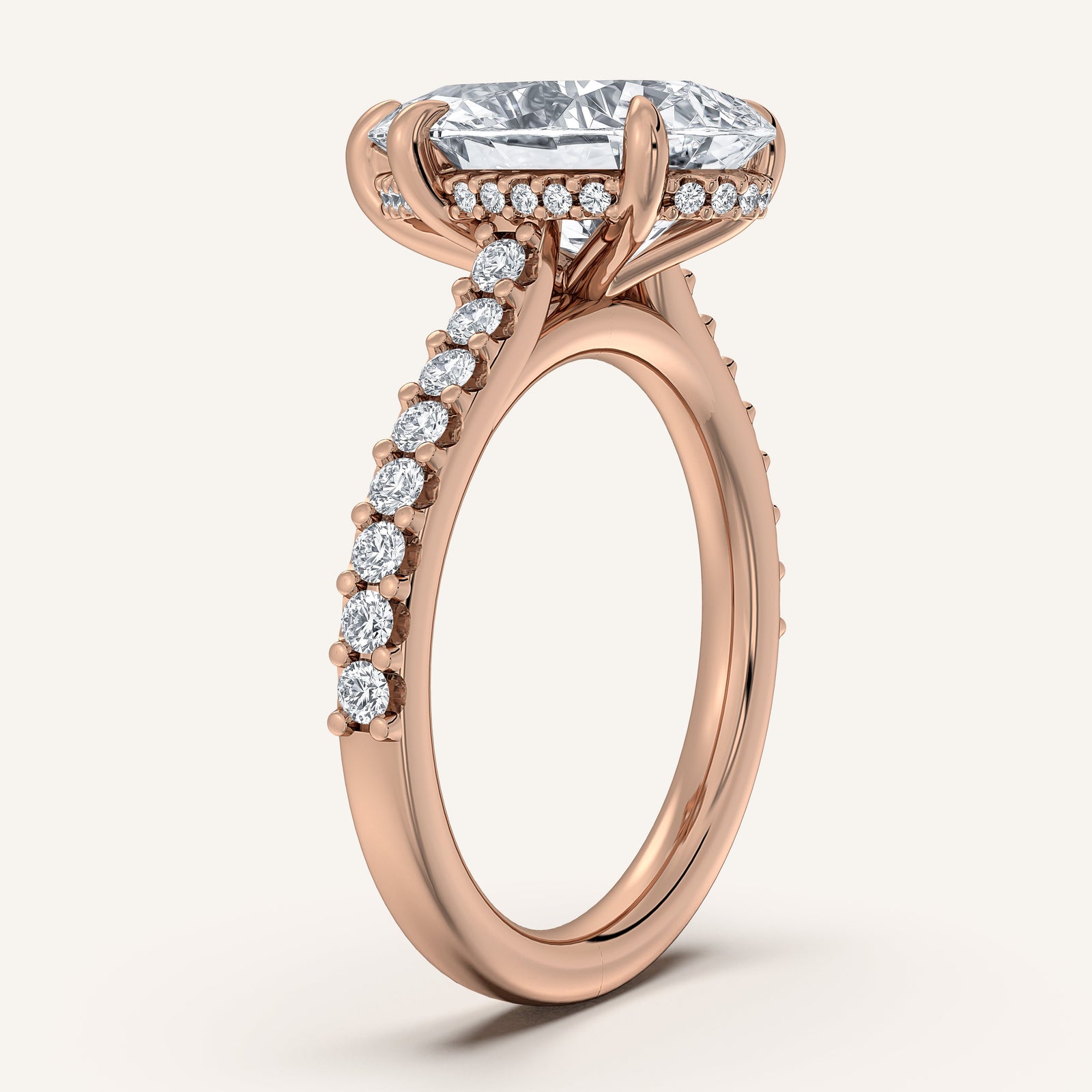 Valcrest Chateau Side Stone Engagement Ring
