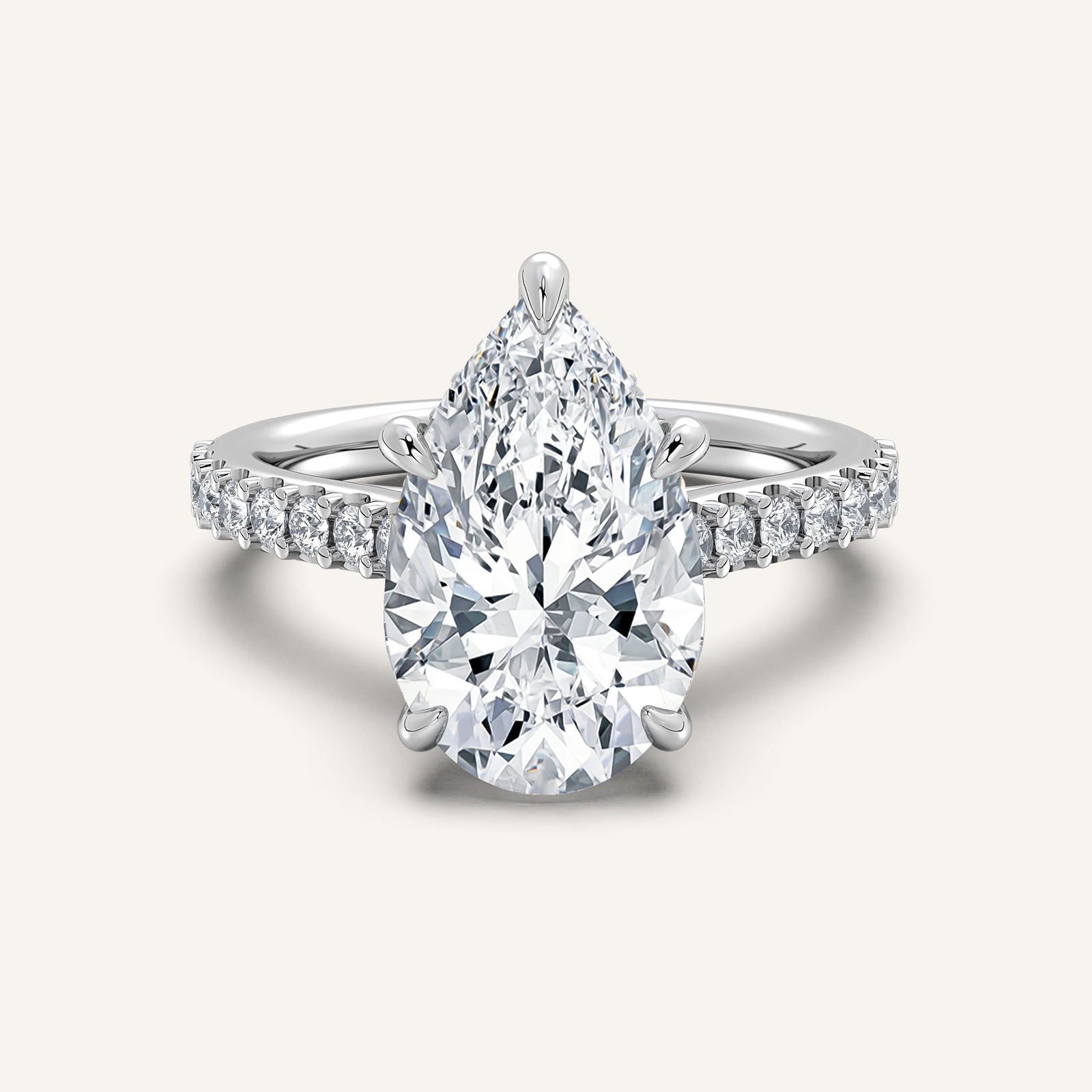Valcrest Chateau Side Stone Engagement Ring