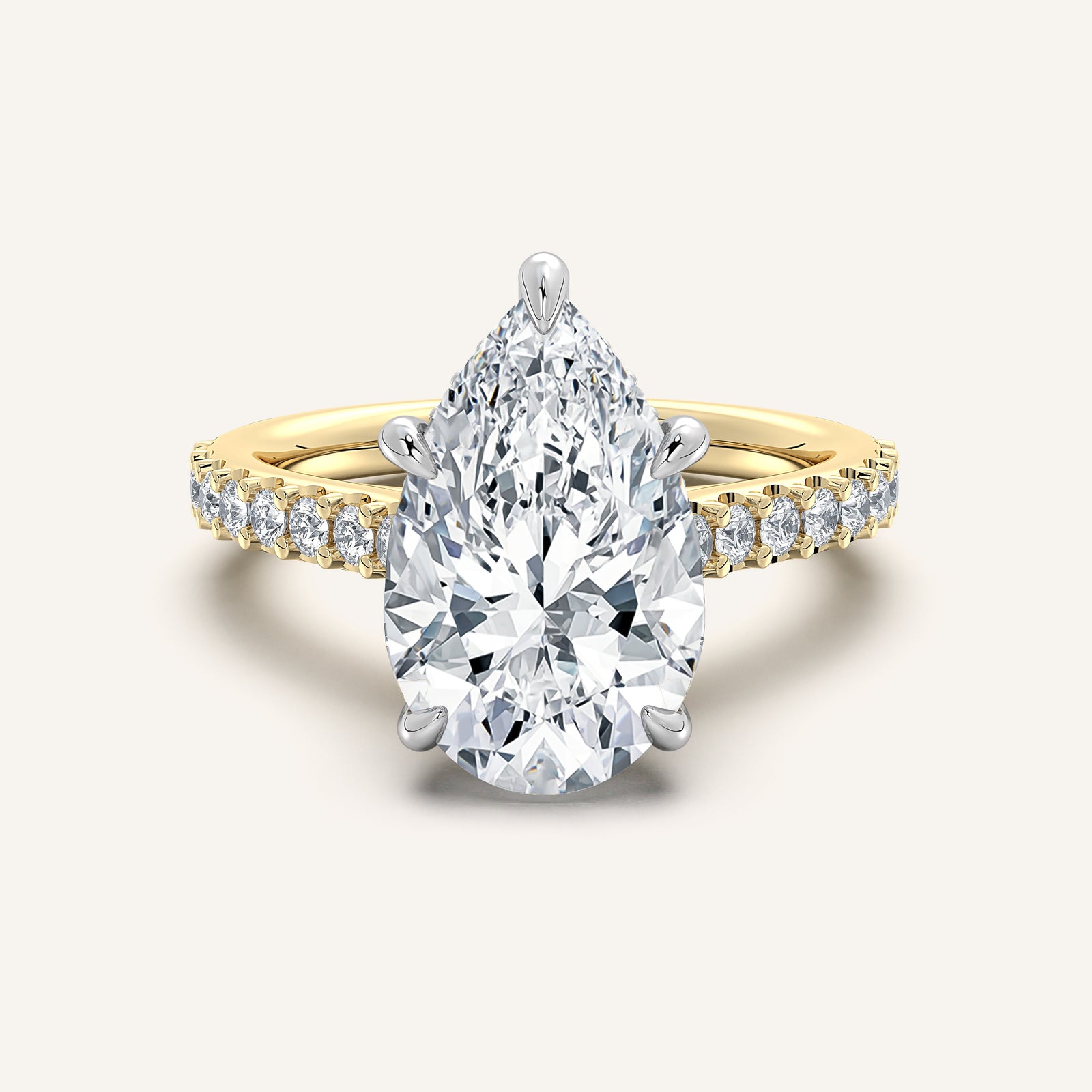 Valcrest Chateau Side Stone Engagement Ring