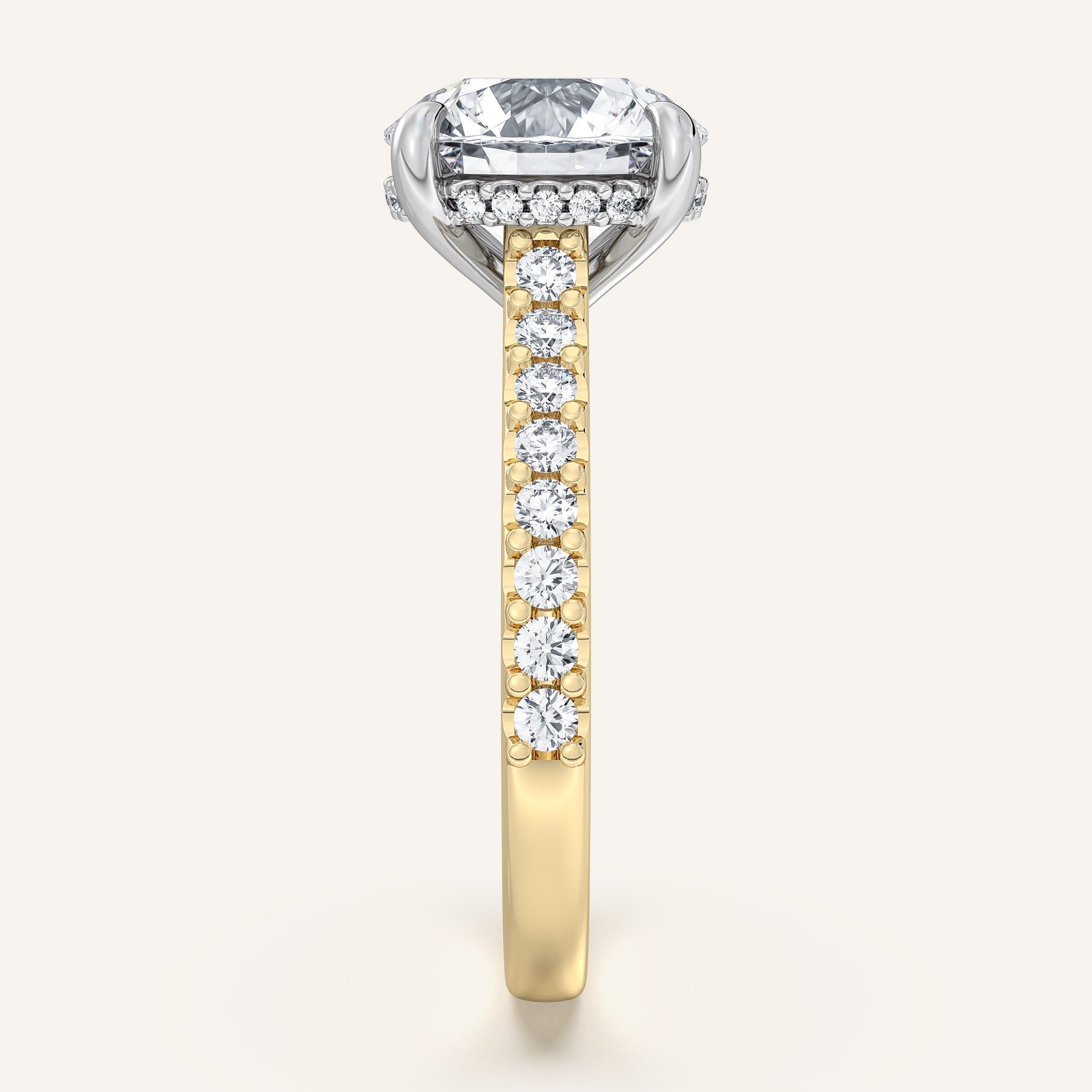 Valcrest Chateau Side Stone Engagement Ring