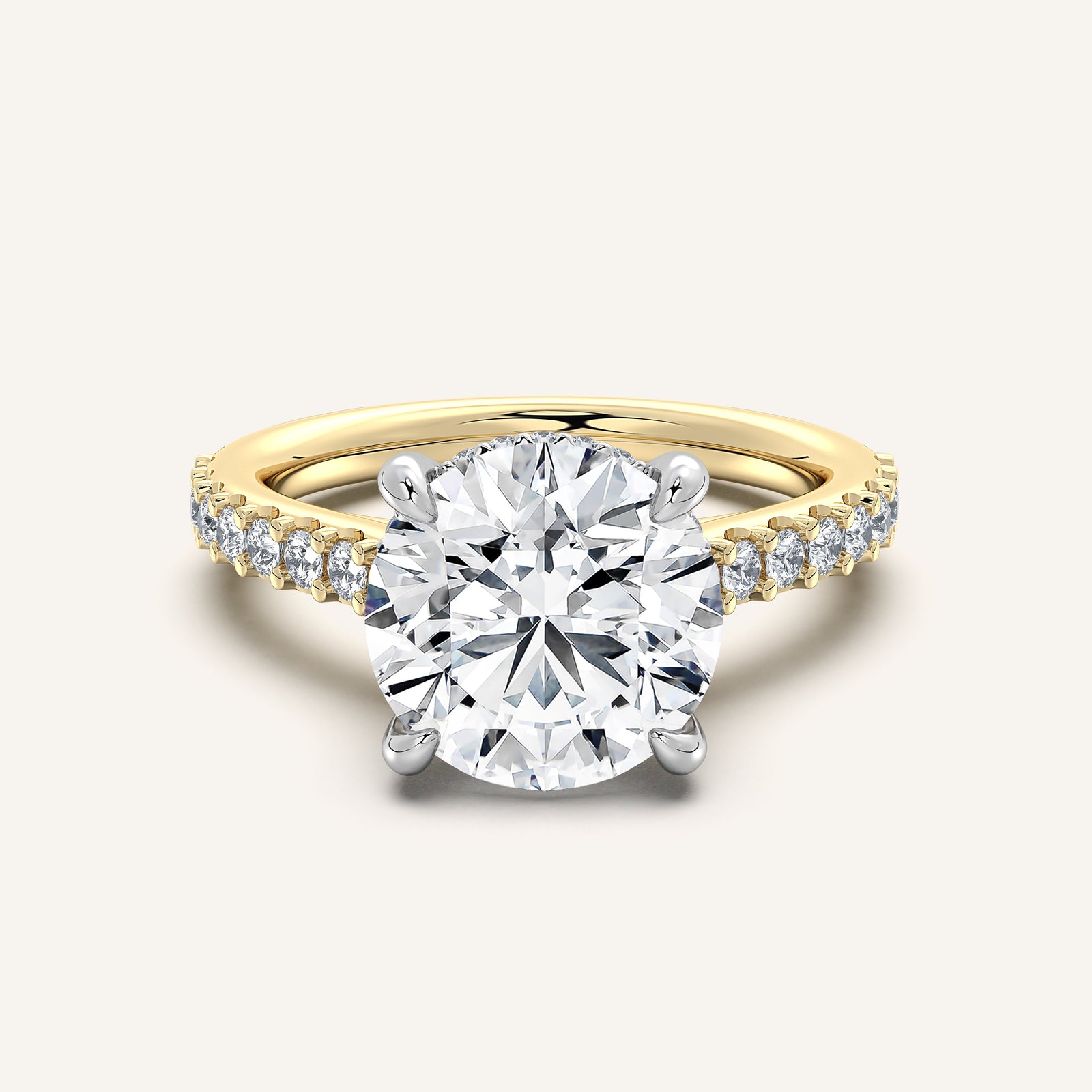 Valcrest Chateau Side Stone Engagement Ring