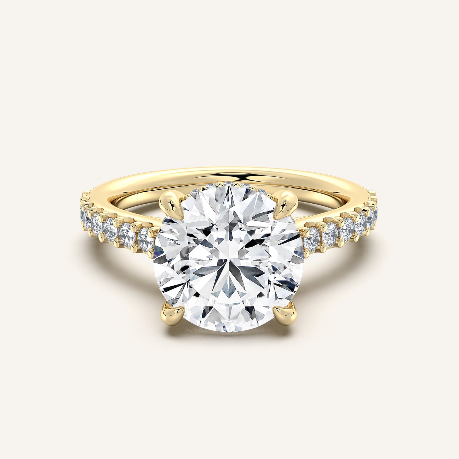Valcrest Chateau Side Stone Engagement Ring