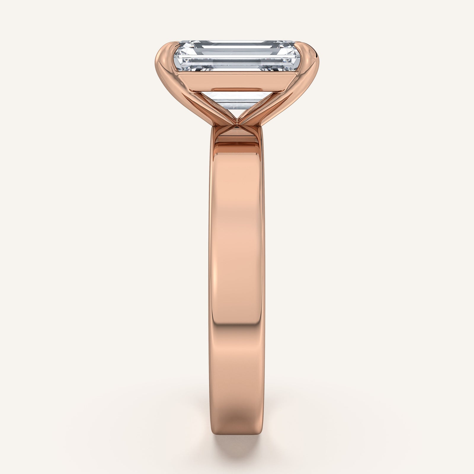 Square Shank Solitaire