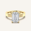 shape: Emerald | metal: Yellow Gold | view: 1
