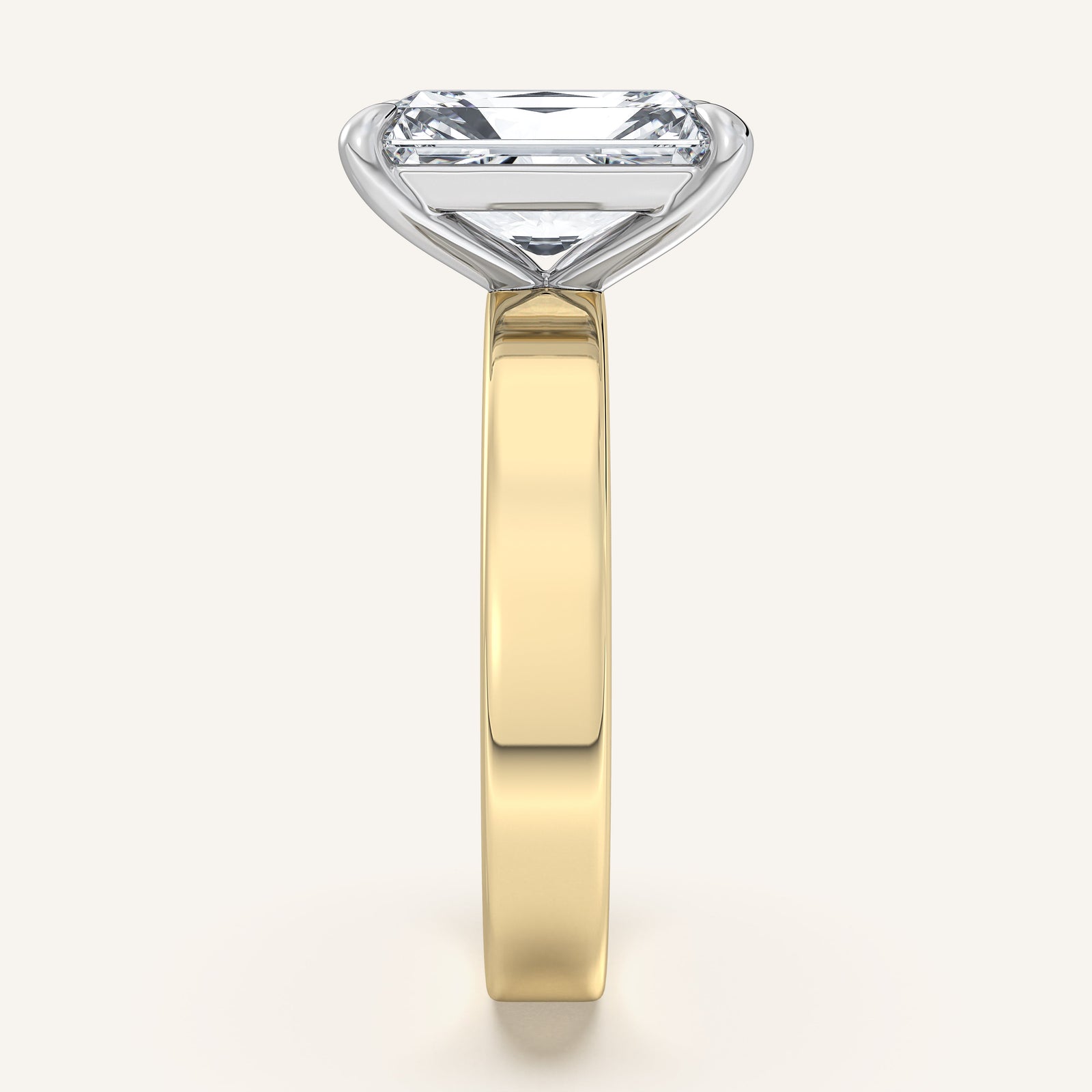 Square Shank Solitaire