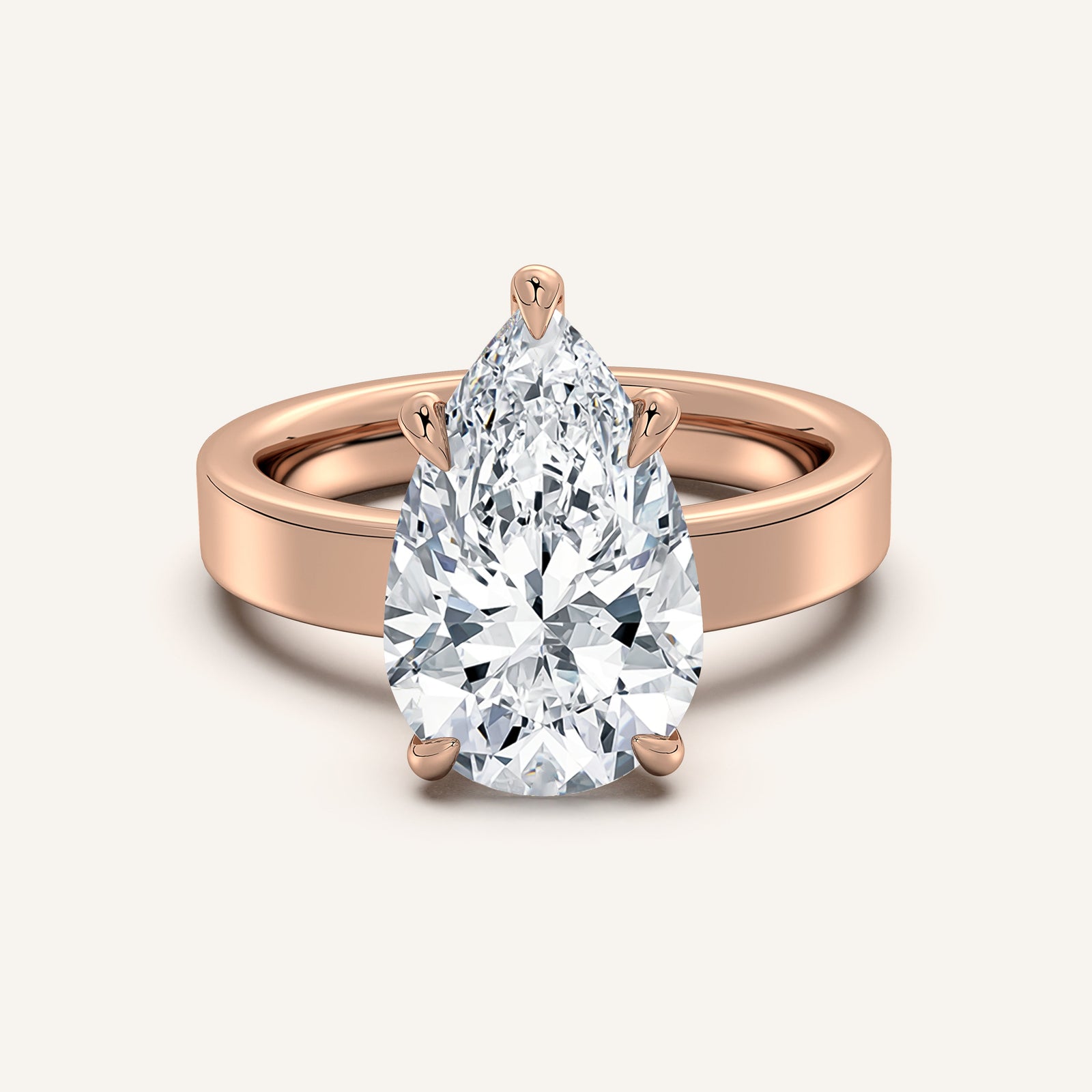 Square Shank Solitaire