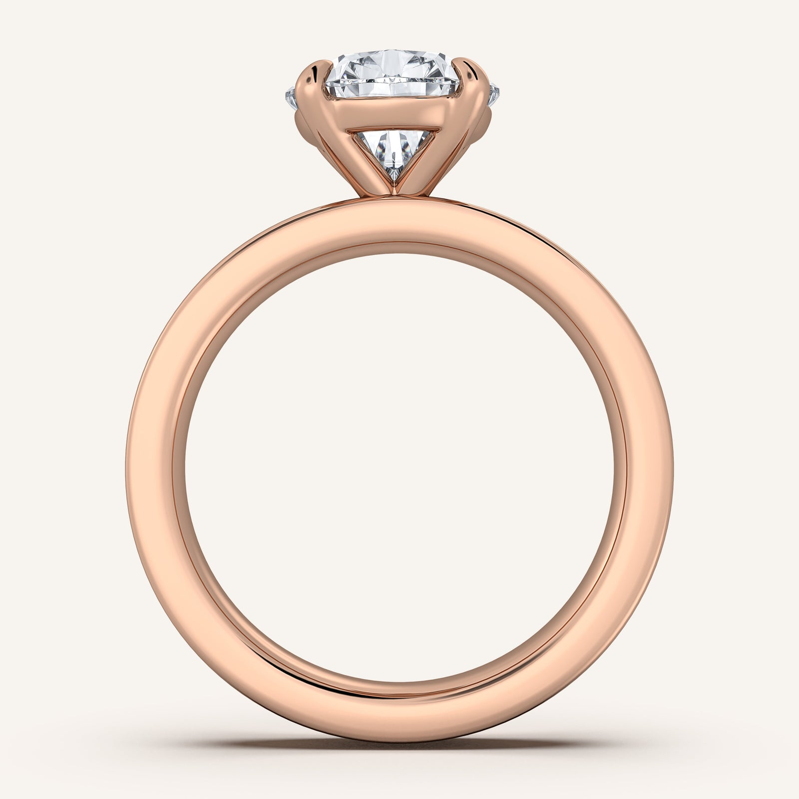 Square Shank Solitaire
