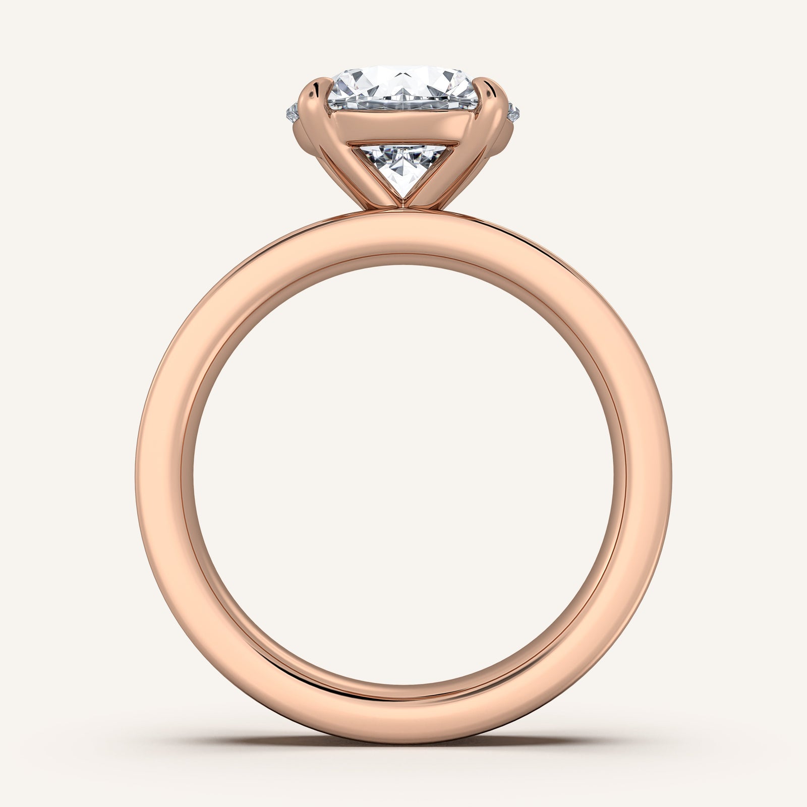 Square Shank Solitaire