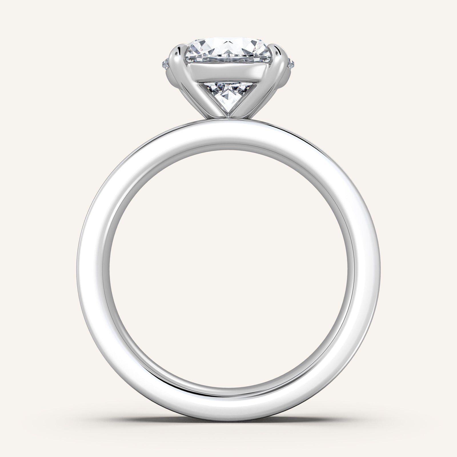 Square Shank Solitaire