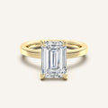 shape: Emerald | metal: Yellow Gold | view: 1