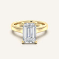 shape: Emerald | metal: Yellow Gold | view: 1