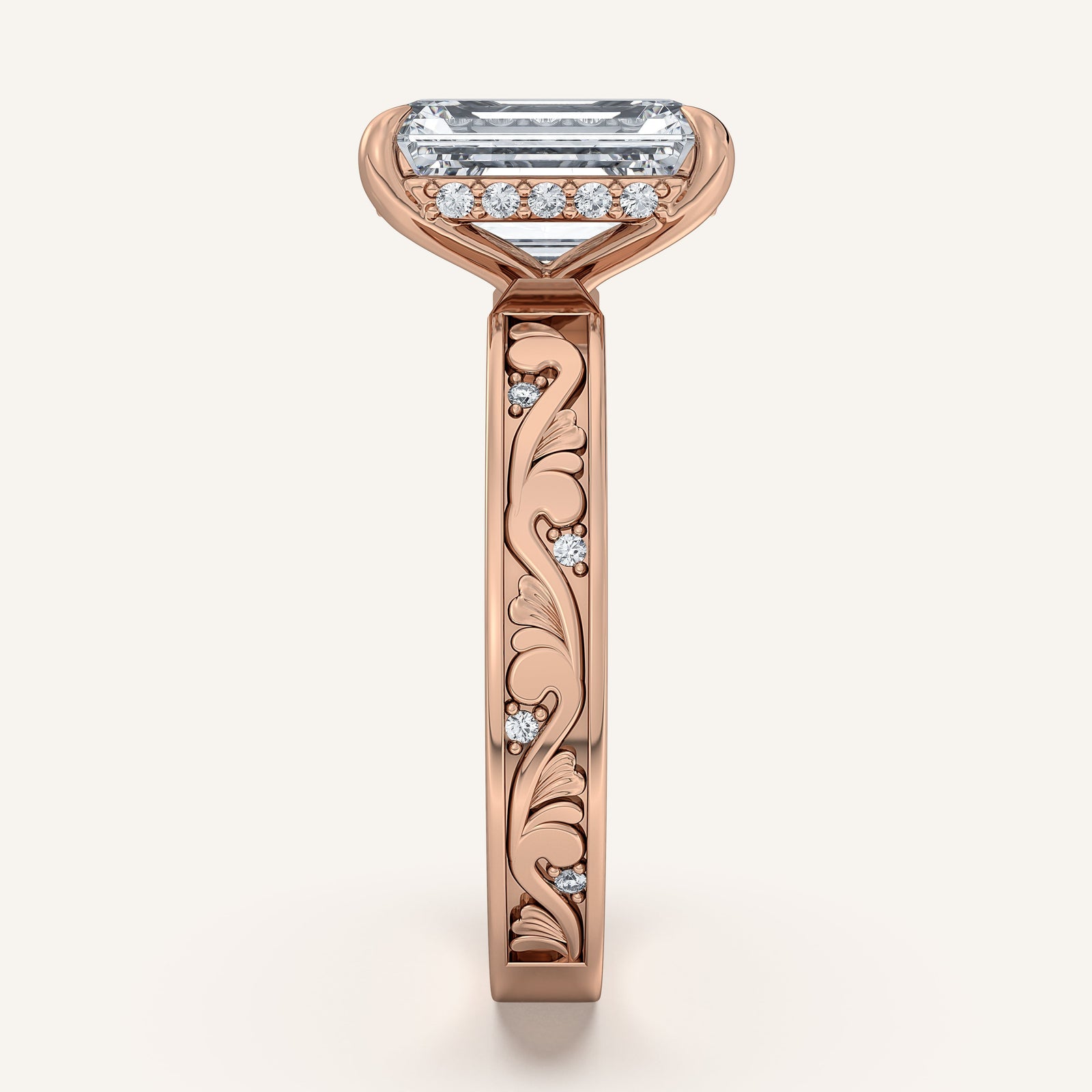 Renaissance — Vintage Engraved Solitaire