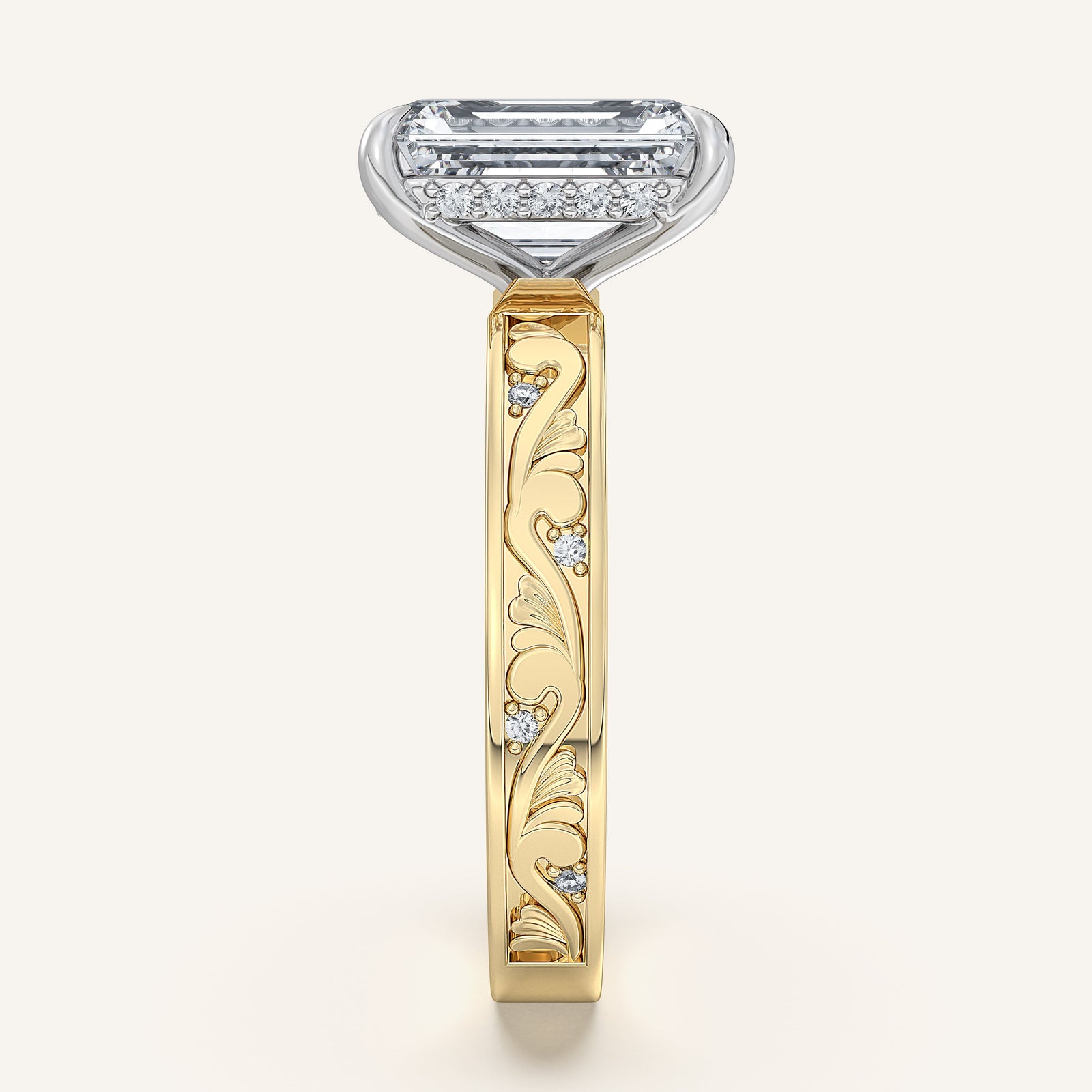 Renaissance — Vintage Engraved Solitaire