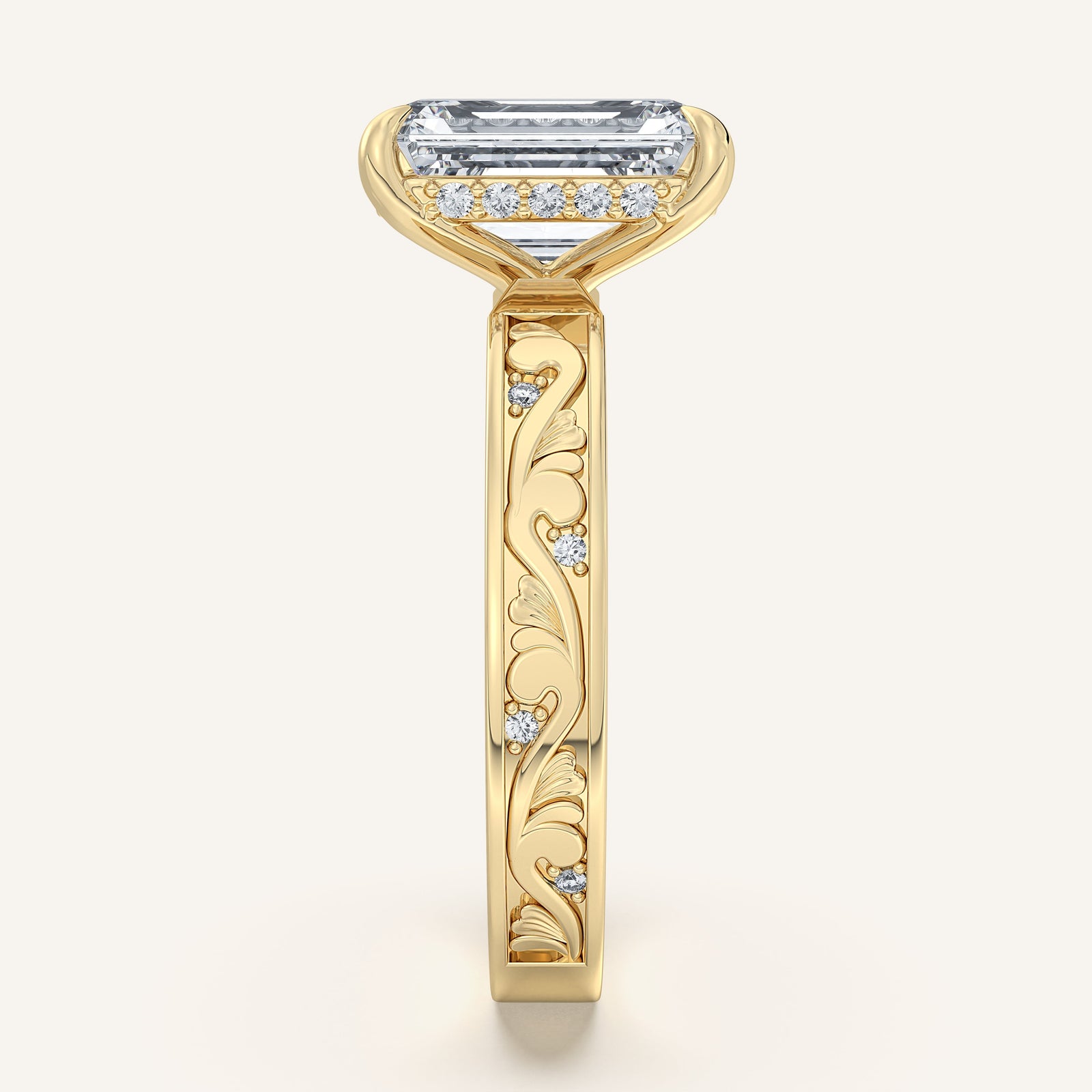 Renaissance — Vintage Engraved Solitaire