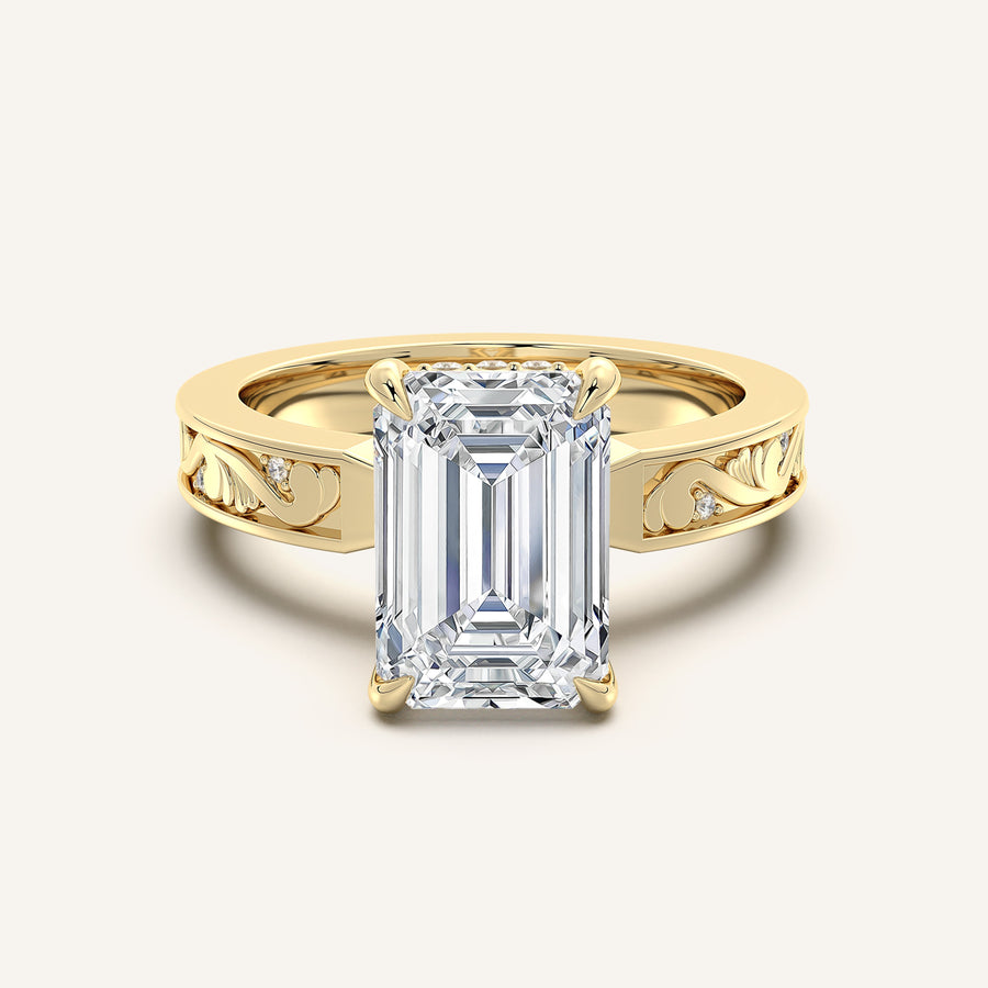 Renaissance — Vintage Engraved Solitaire